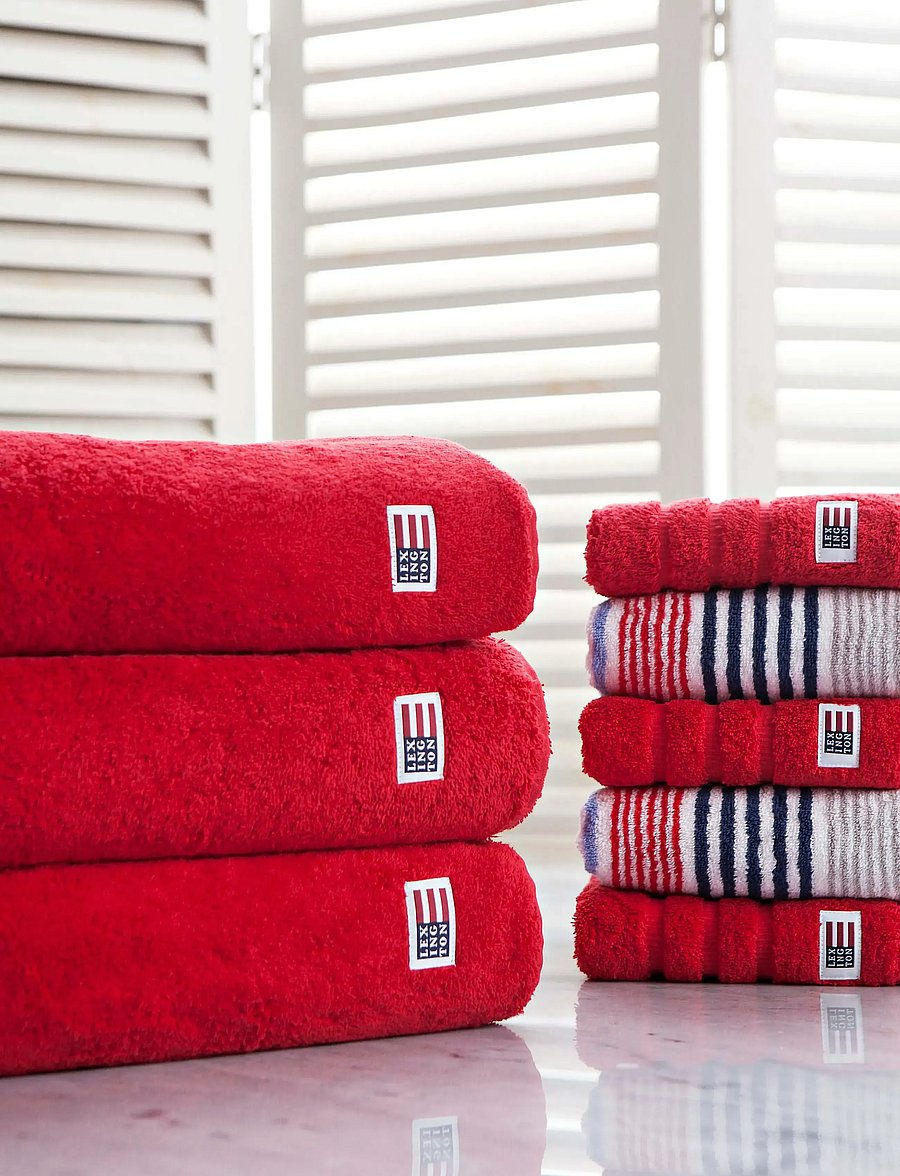Lexington Home - Original Towel - kylpypyyhkeet - red - 0