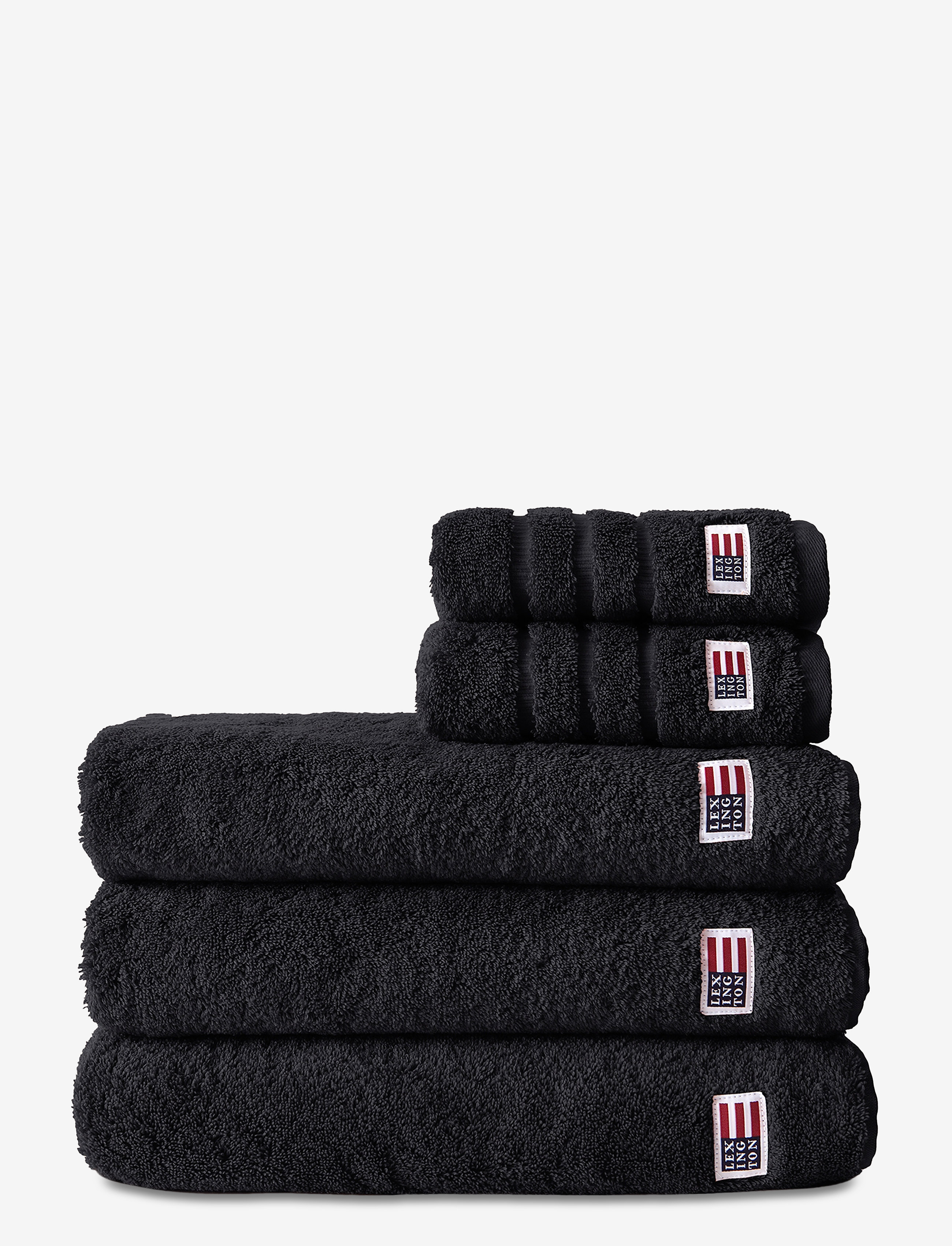 Lexington Home Original Towel Black, Håndklæde, Sort, Str: 30X50CM