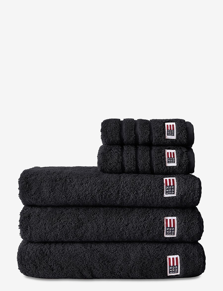 Lexington Home - Original Towel - saunalinad - black - 1