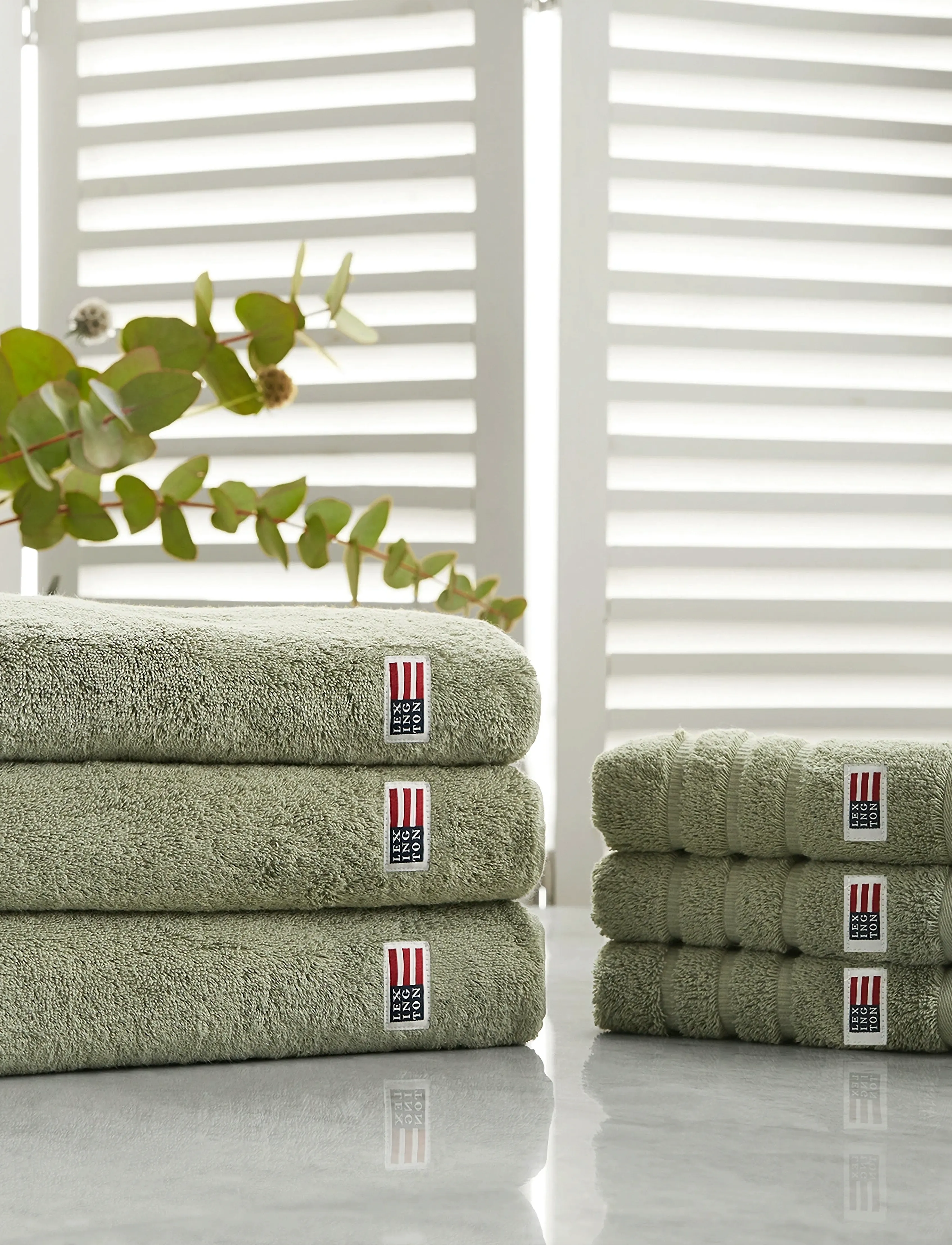 Lexington Home Original Towel Vintage Green, 100X150, Bathroom Textiles, Grün - Towels, Homeware