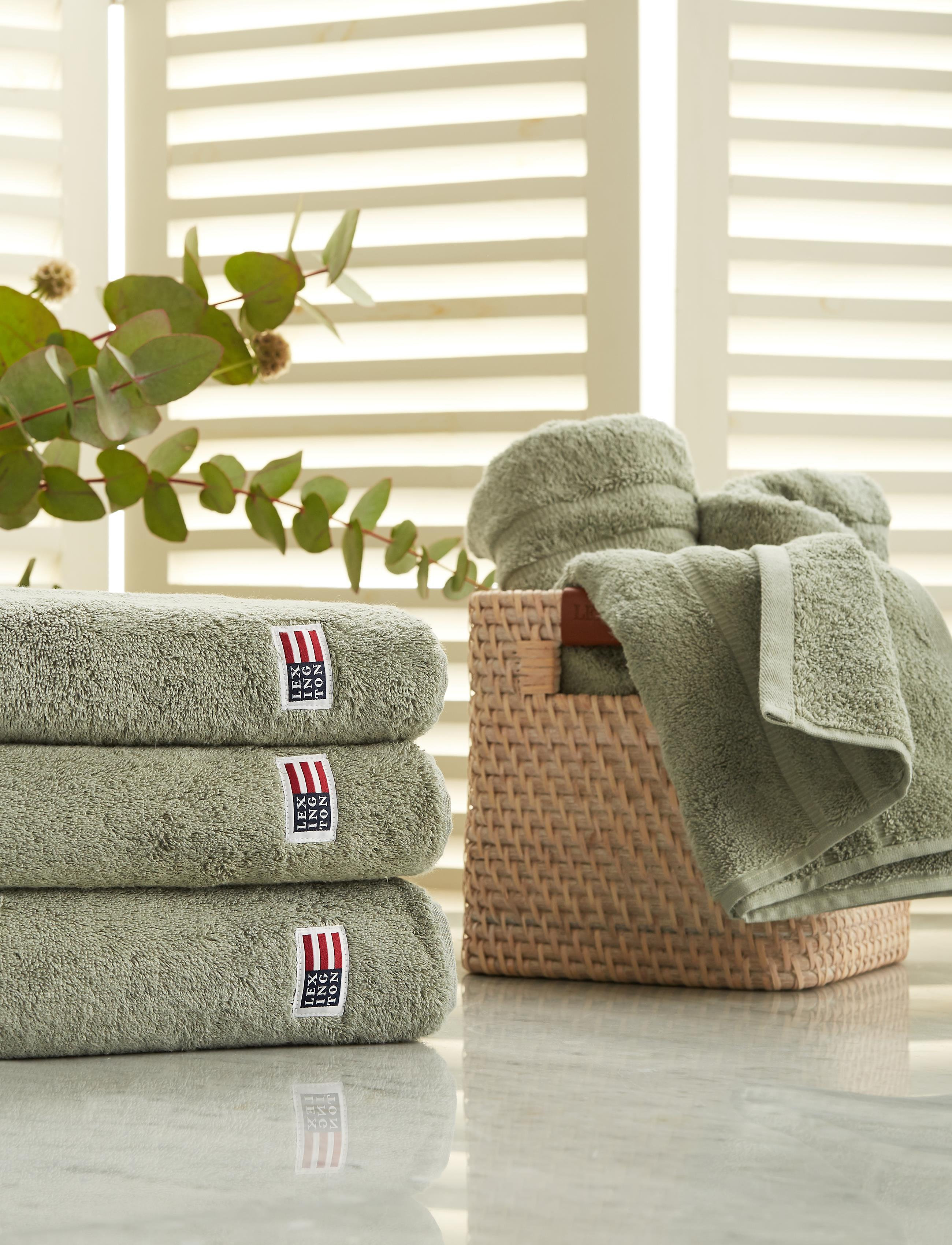 Lexington Home Original Towel Vintage Green, 70X130 cm, Bathroom Textiles, Grün - Towels, Homeware