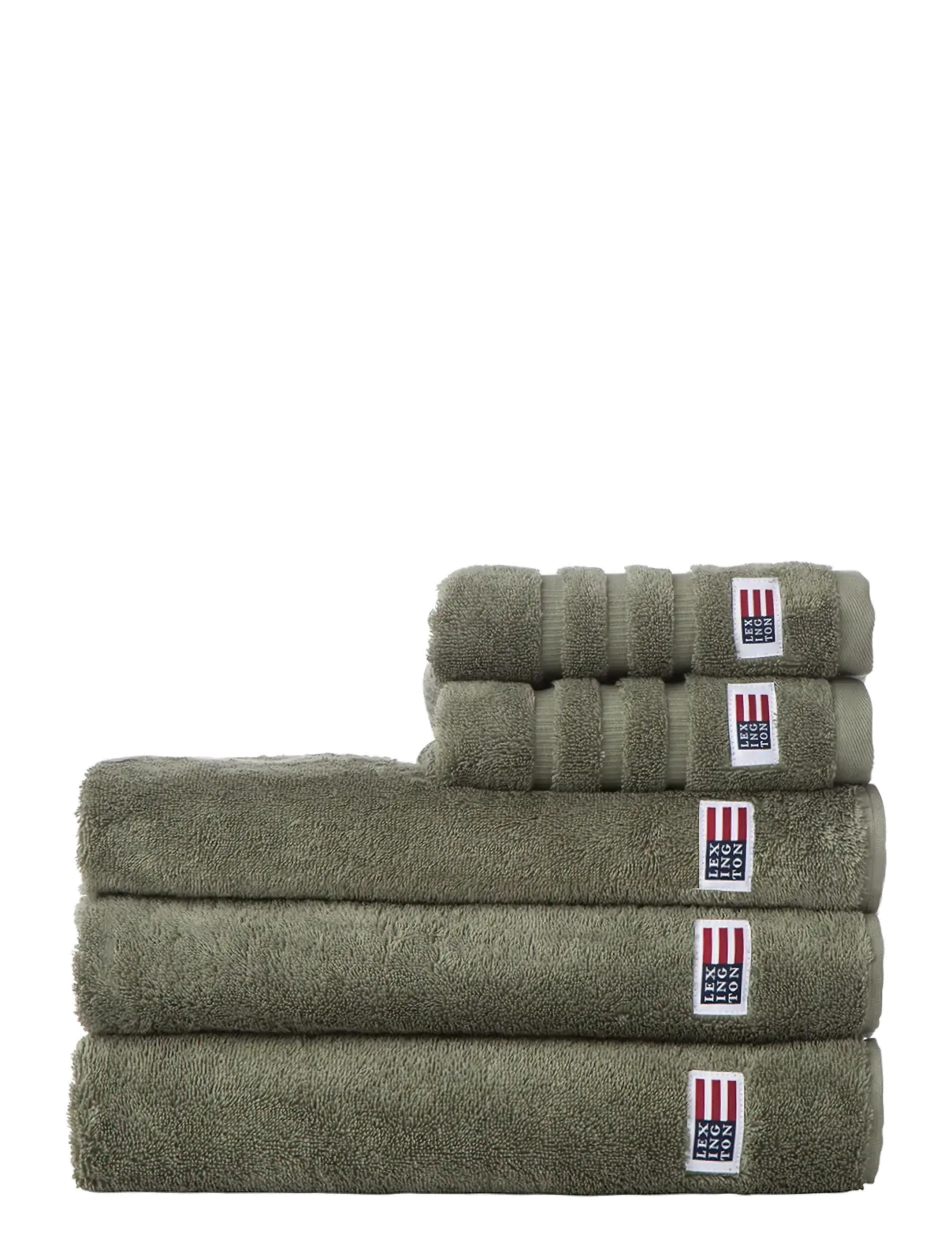 Lexington Home Original Towel Dusty Olive - Tekstiilit - DUSTY OLIVE / green