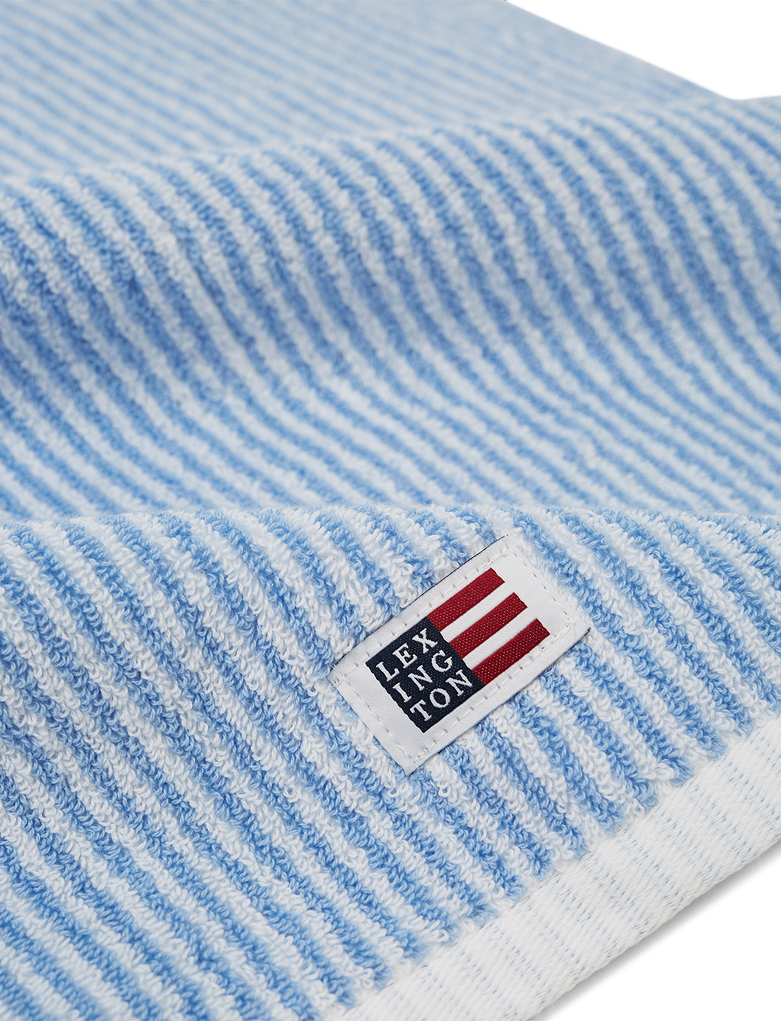 Lexington Home Original Towel White/Blue Striped, 50X100, Bathroom Textiles, Blau - Towels, Homeware