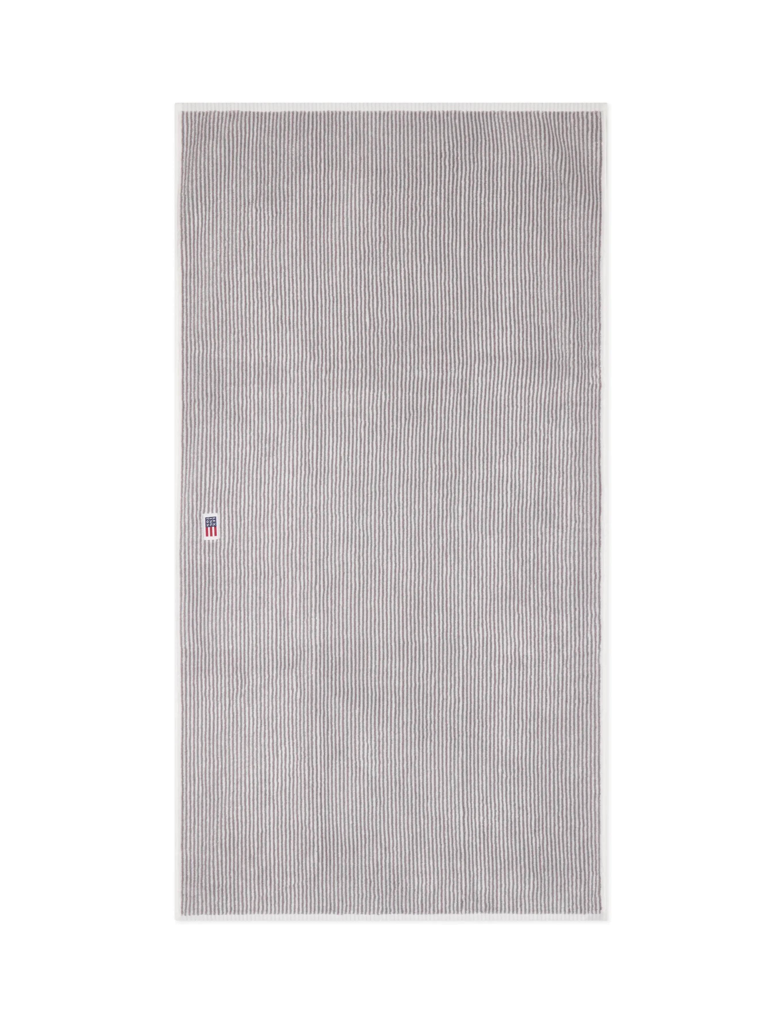 Lexington Home - Original Towel White/Gray Striped - badetücher - white/gray - 4