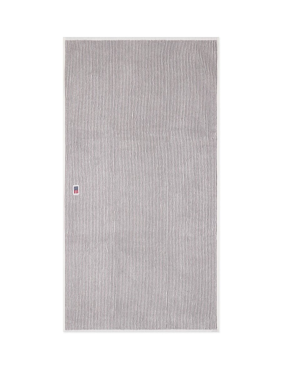 Lexington Home - Original Towel White/Gray Striped - badetücher - white/gray - 4