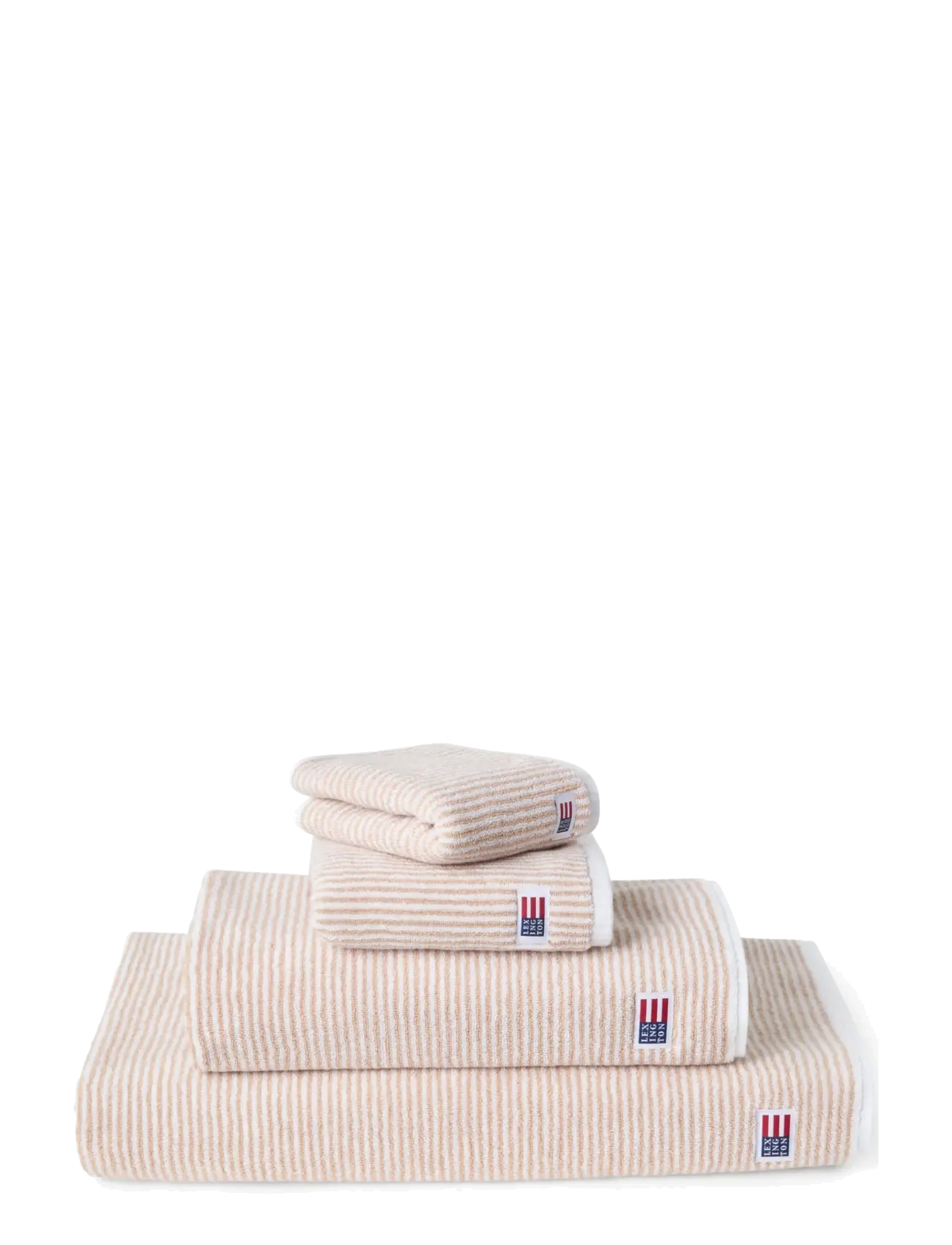 Lexington Home Original Towel White/Tan Striped - Lexington Home - WHITE/TAN / beige