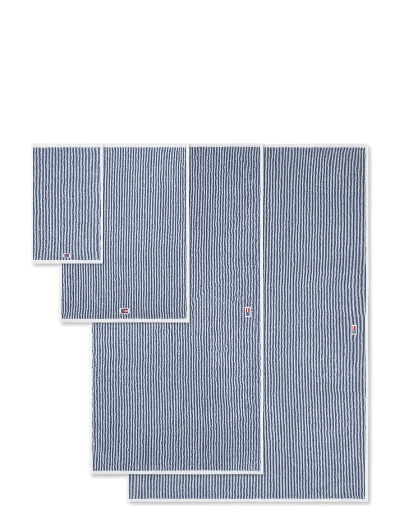 Lexington Home - Original Towel White/Navy Striped - saunalinad - navy/white - 2