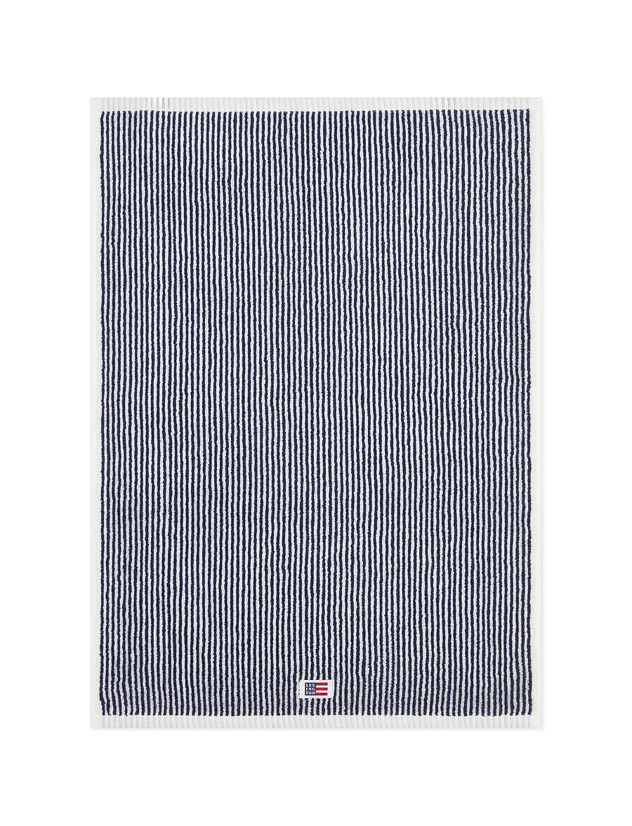 Lexington Home - Original Towel White/Navy Striped - saunalinad - navy/white - 4