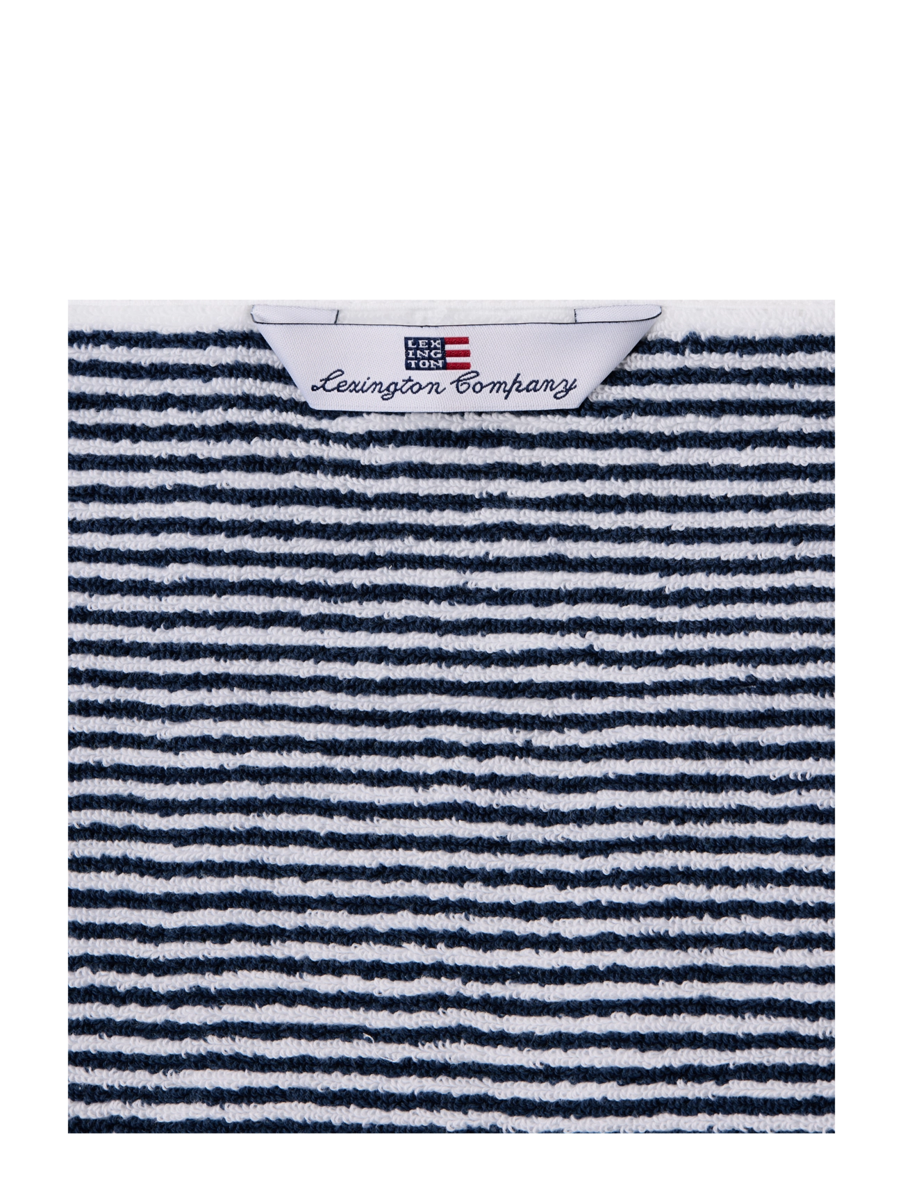 Lexington Home - Original Towel White/Navy Striped - badehåndklæder - navy/white - 1
