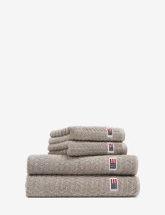 Cotton/Lyocell Structured Terry Towel, Lexington Home