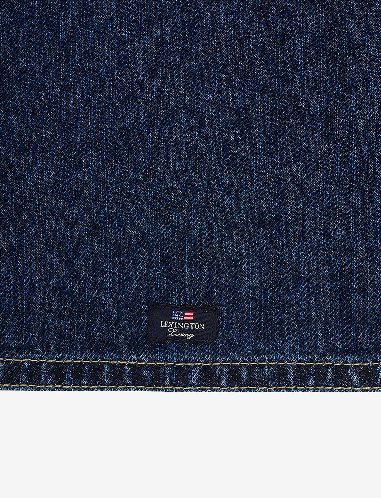 Lexington Home - Icons Cotton Twill Denim Placemat - osta hinnan perusteella - denim blue - 0