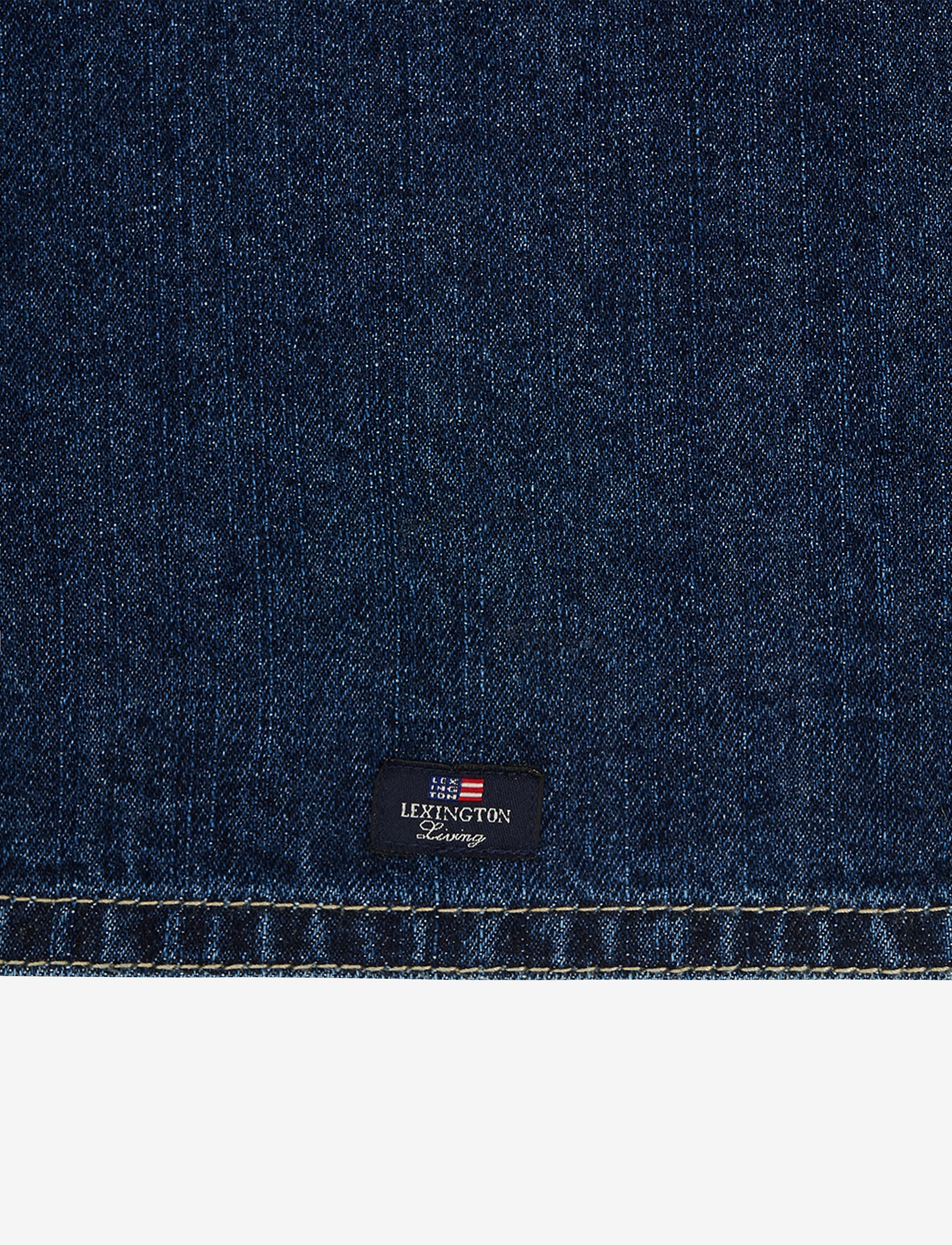 Lexington Home Icons Cotton Twill Denim Placemat - Textilier - DENIM BLUE / blue