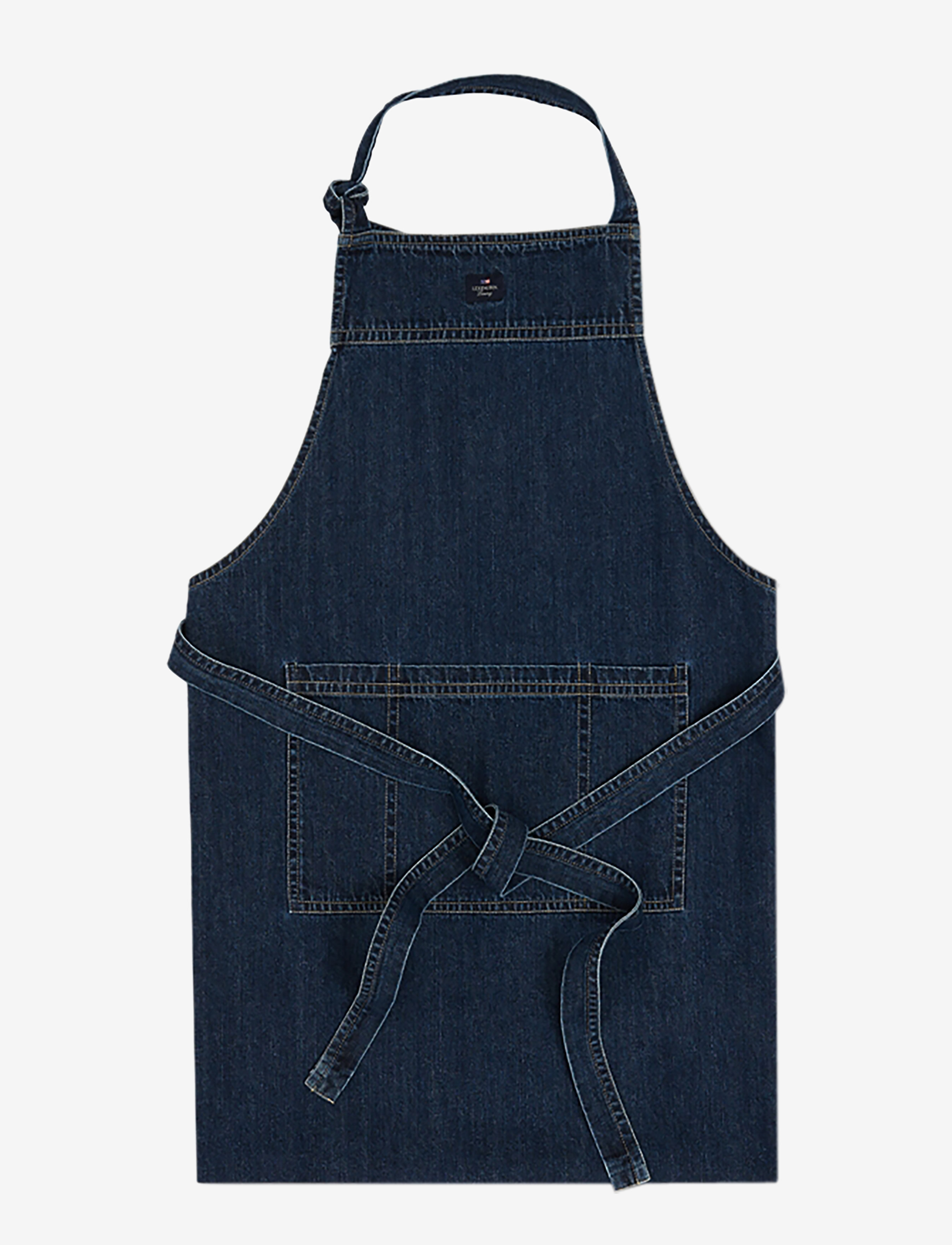 Lexington Home Icons Cotton Twill Denim Apron - Textilier - DENIM BLUE / blue
