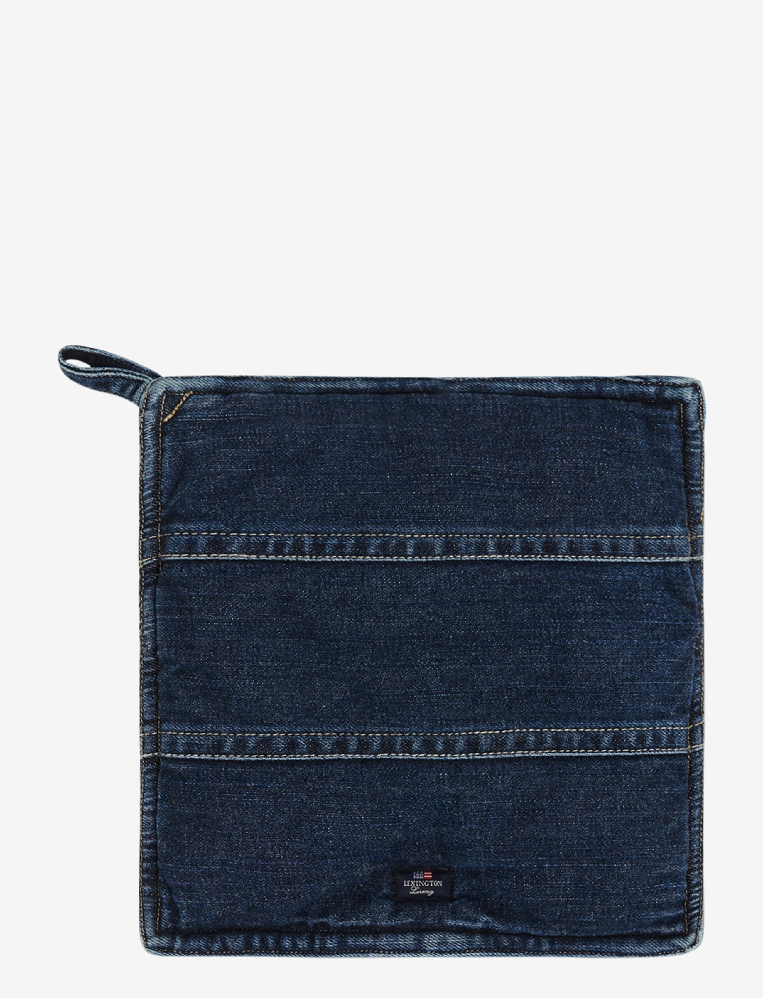 Lexington Home Icons Cotton Twill Denim Potholder, One Size, Kitchen Textiles, Blau - Oven Mitts & Gloves, Homeware