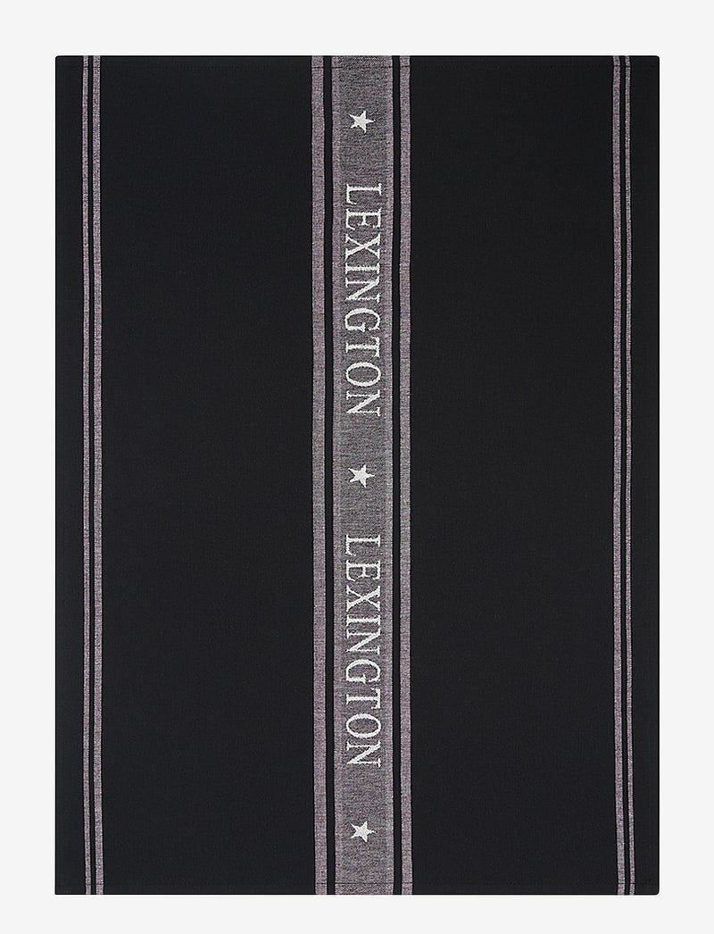 Lexington Home - Icons Cotton Jacquard Star Kitchen Towel - køb efter pris - black/white - 0
