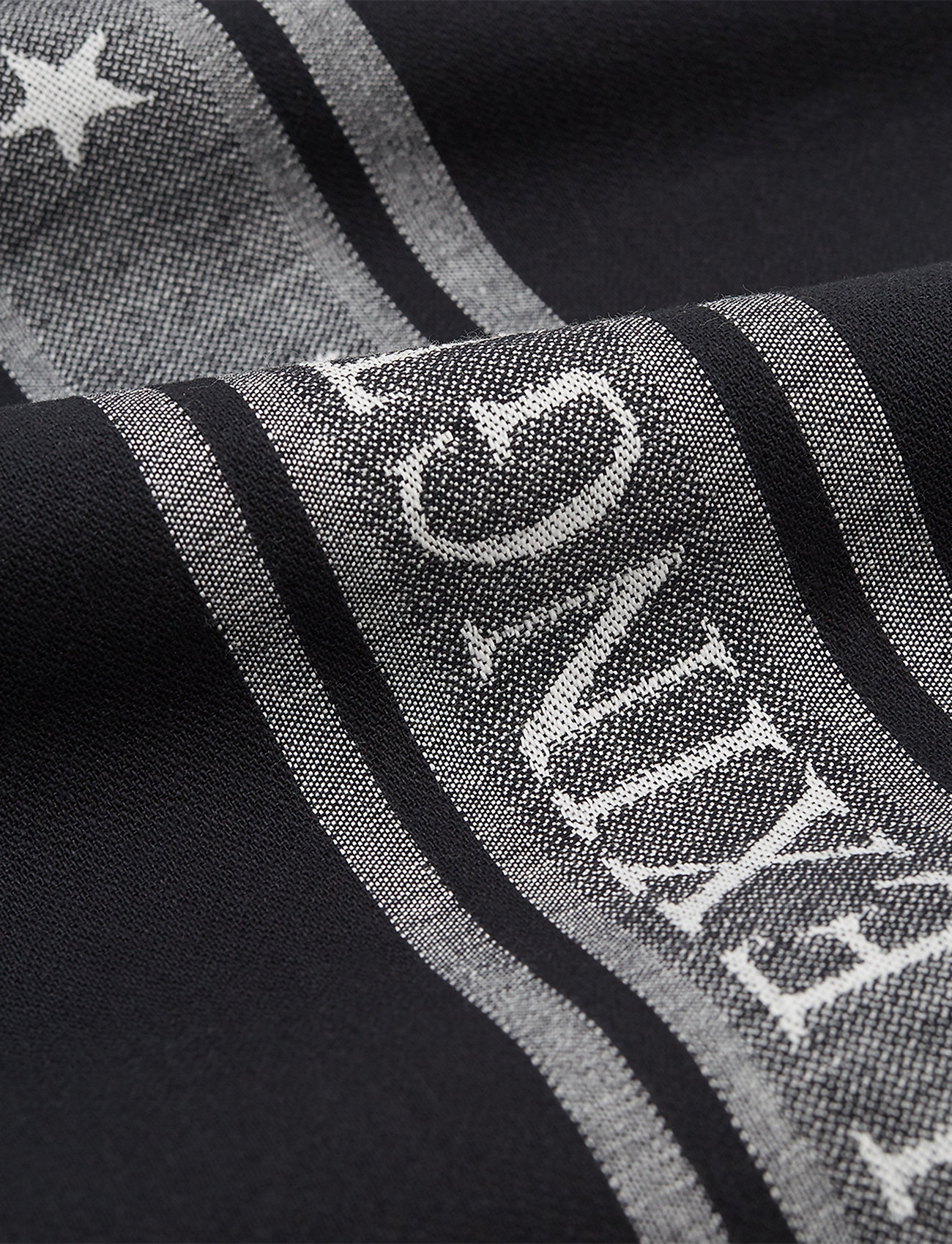 Lexington Home - Icons Cotton Jacquard Star Kitchen Towel - køb efter pris - black/white - 1