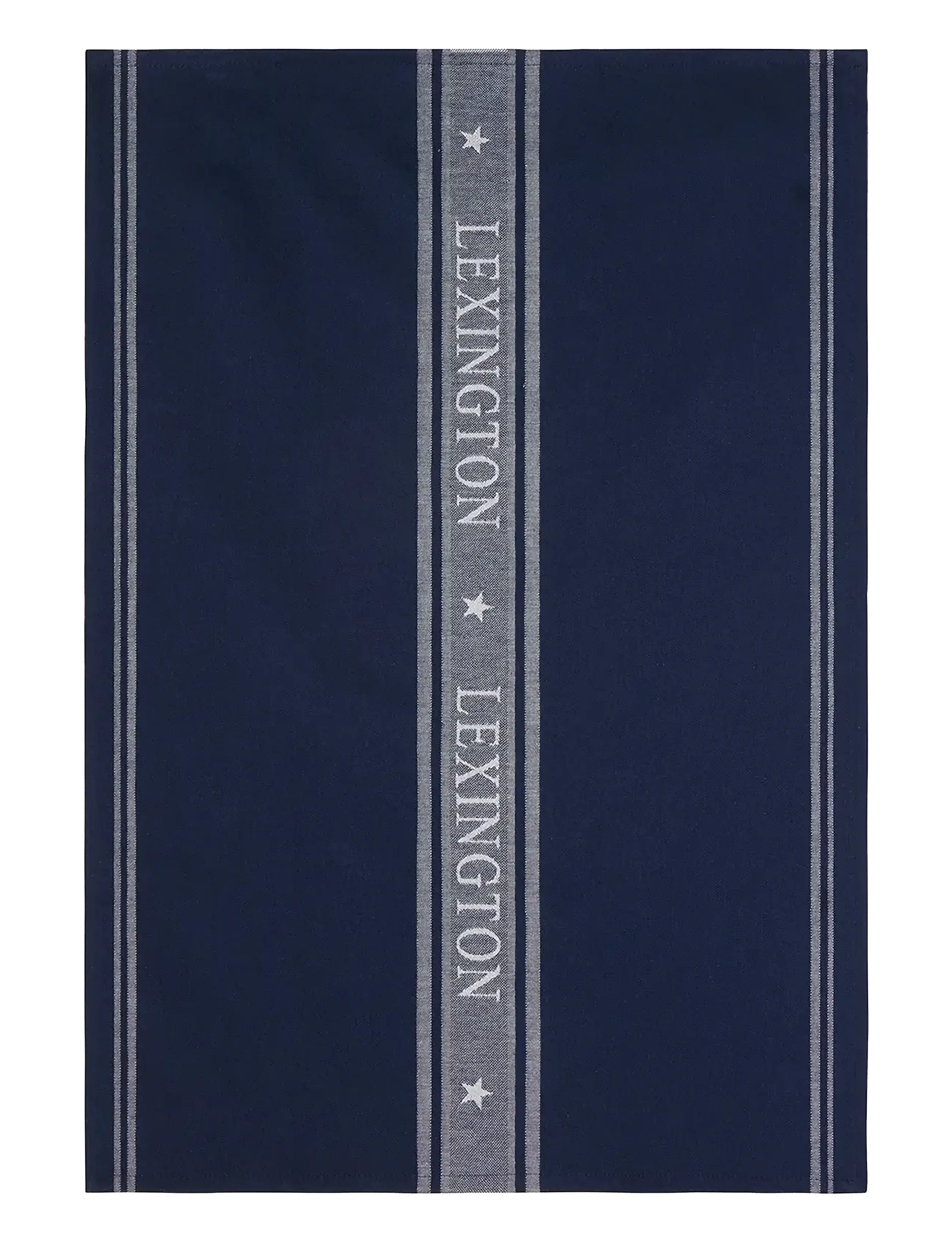 Lexington Home Icons Cotton Jacquard Star Kitchen Towel, Kitchen Håndklæde, Navy, Str: 50X70