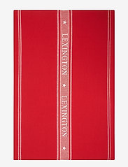 Lexington Home - Icons Cotton Jacquard Star Kitchen Towel - keittiöpyyhkeet - red/white - 0