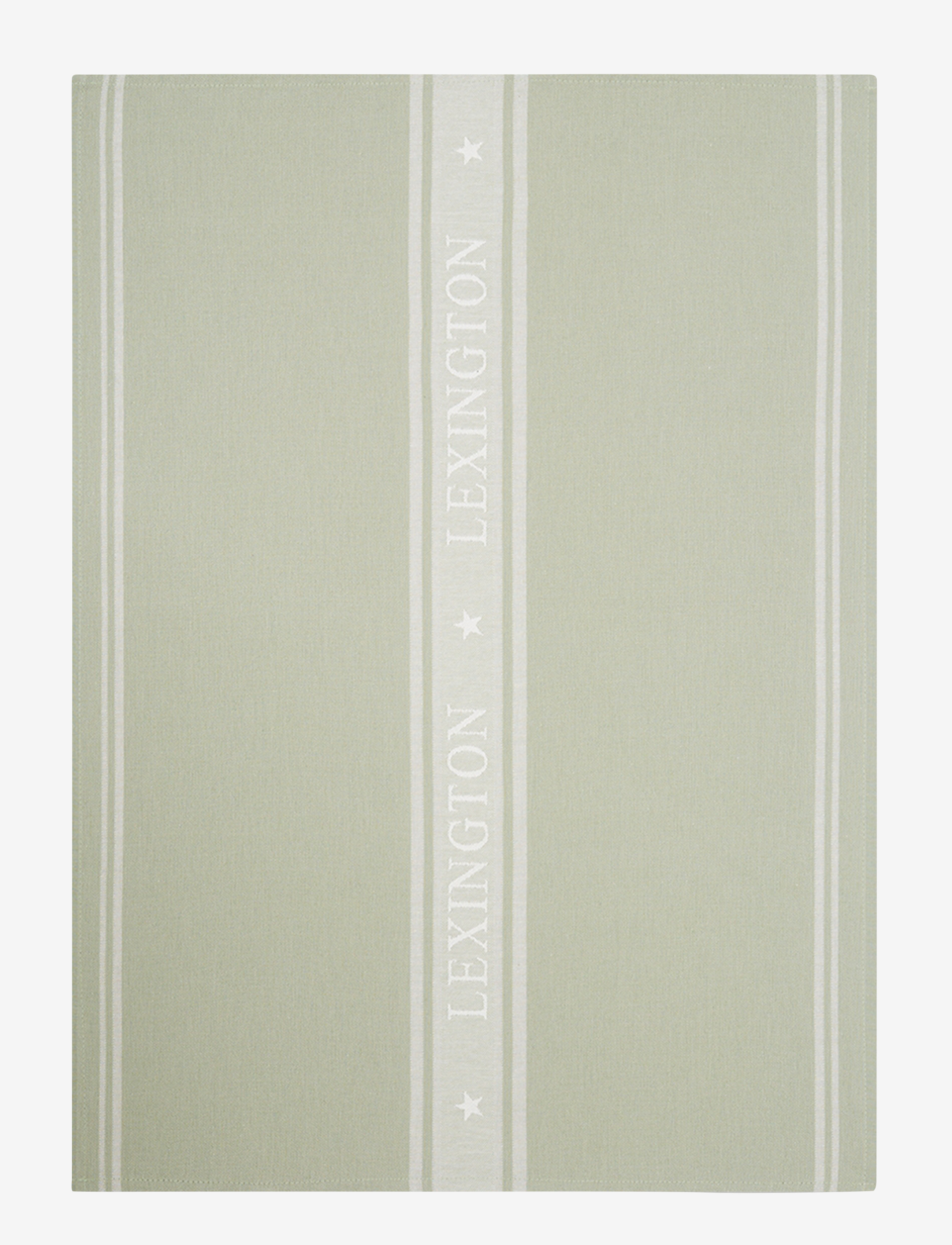 Lexington Home Icons Cotton Jacquard Star Kitchen Towel - Kitchen textiles - SAGE GREEN/WHITE / green