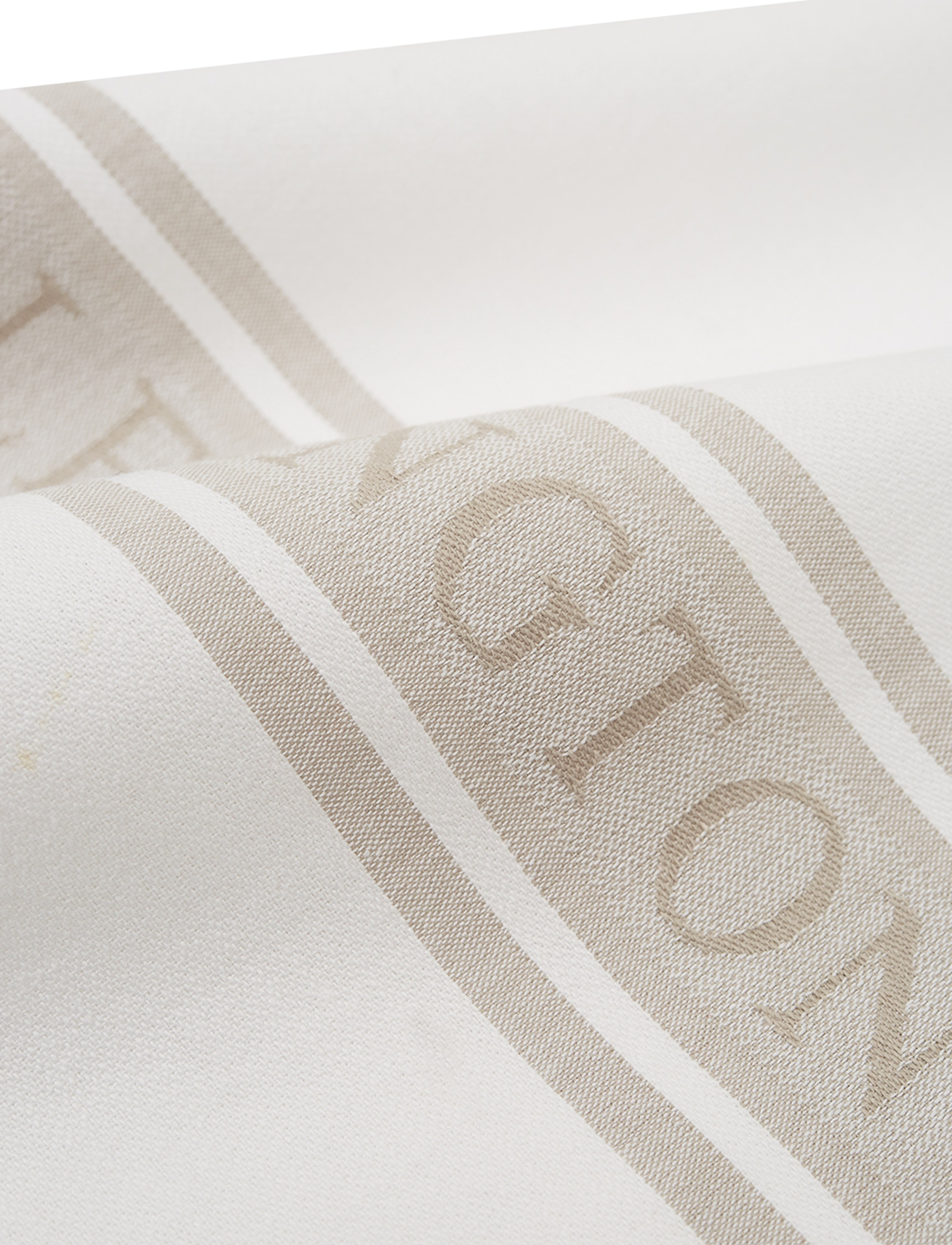 Lexington Home - Icons Cotton Jacquard Star Kitchen Towel - viskestykker - white/beige - 2