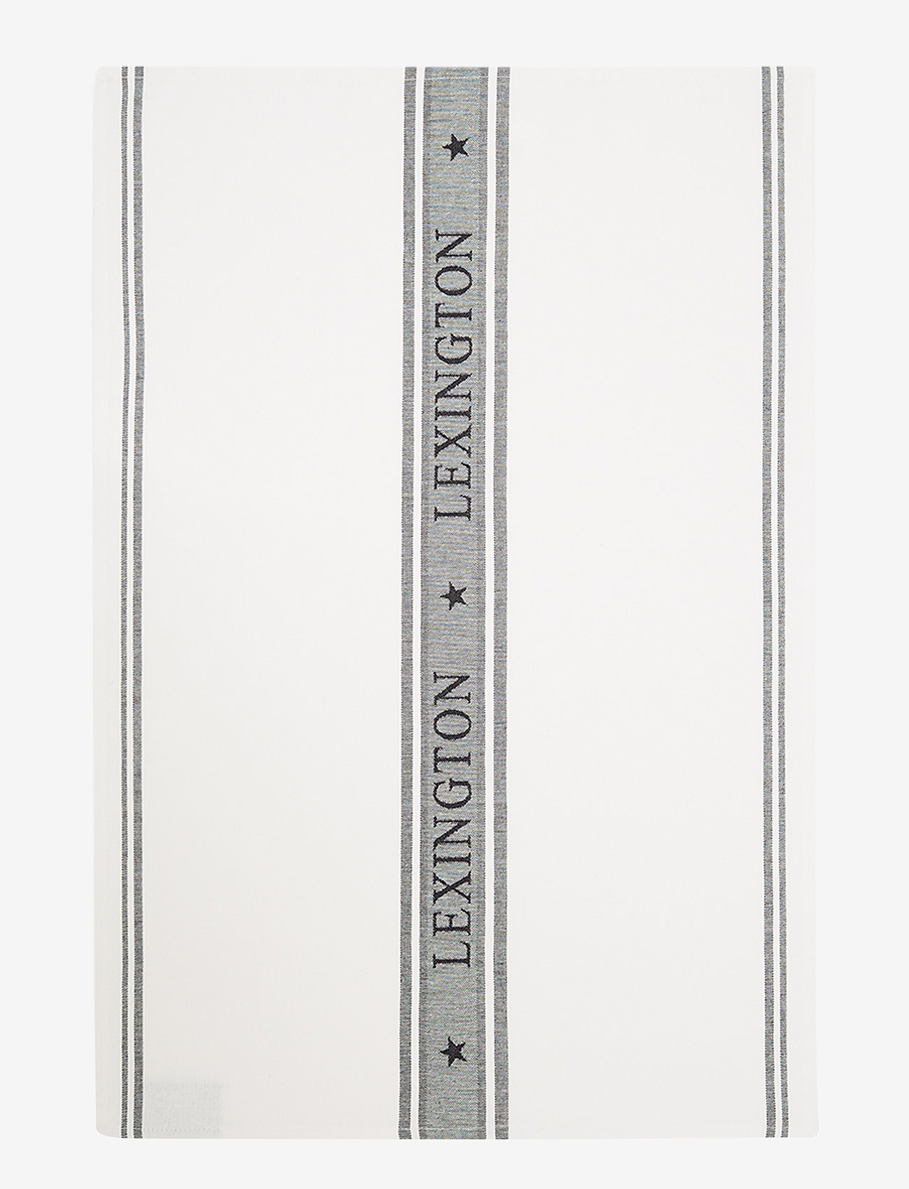 Lexington Home - Icons Cotton Jacquard Star Kitchen Towel - tea towels - white/black - 0