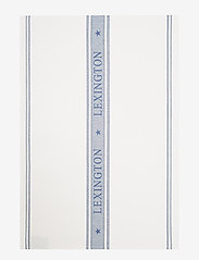 Icons Cotton Jacquard Star Kitchen Towel - WHITE/BLUE