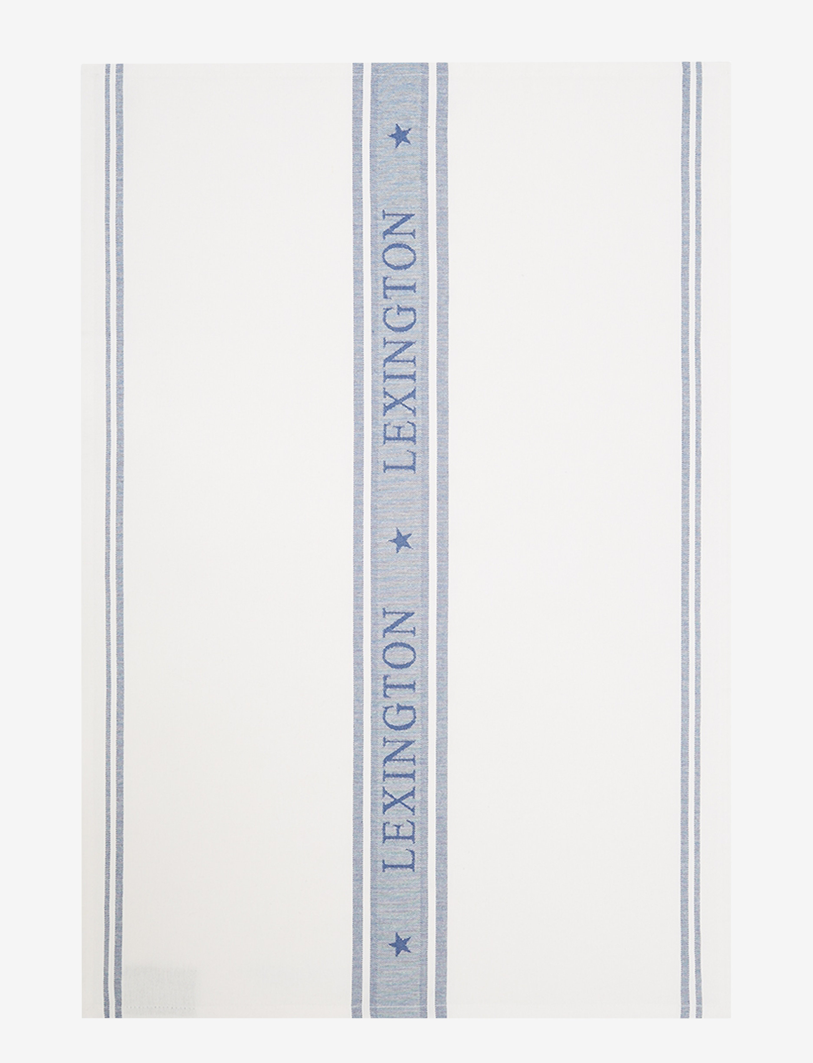Lexington Home Icons Cotton Jacquard Star Kitchen Towel - Kitchen textiles - WHITE/BLUE / blue