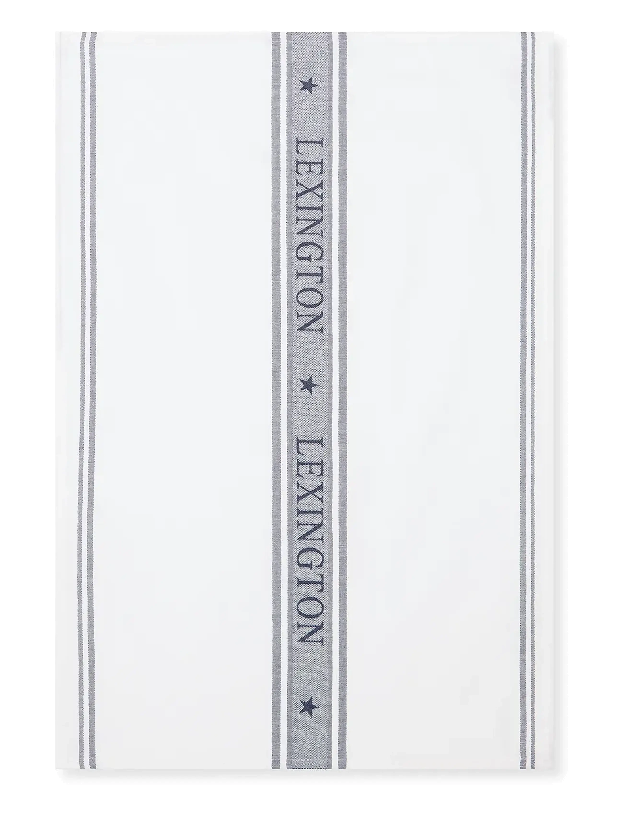 Lexington Home Icons Cotton Jacquard Star Kitchen Towel, Kitchen Håndklæde, Hvid, Str: 50X70