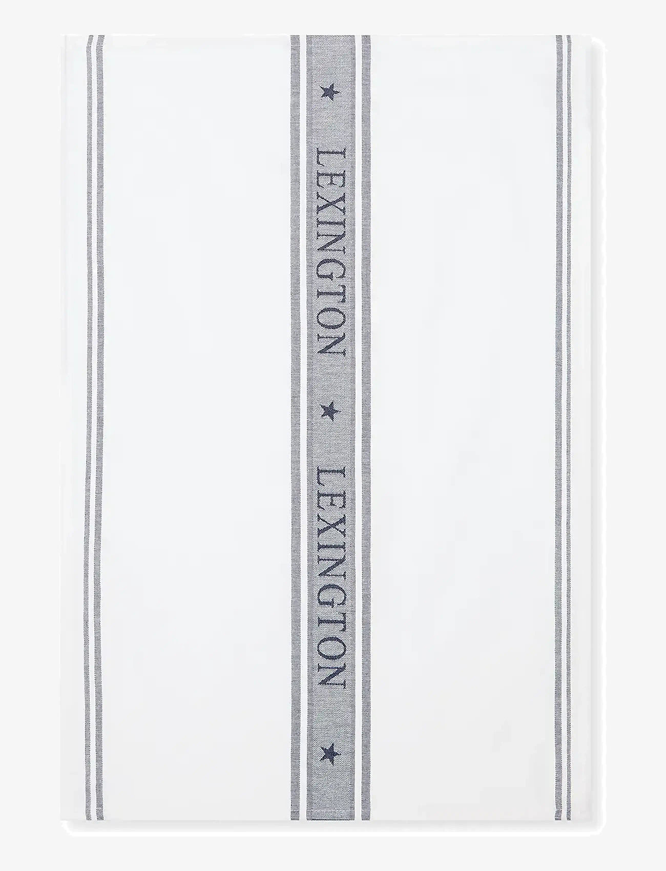 Lexington Home - Icons Cotton Jacquard Star Kitchen Towel - kökshanddukar - white/dress blue - 0