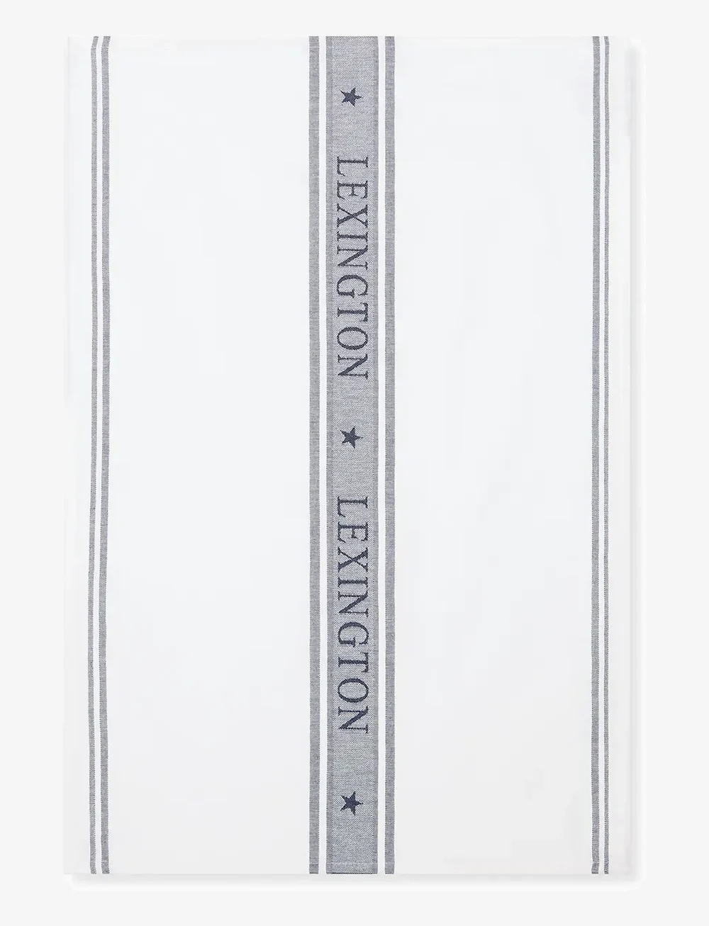 Lexington Home - Icons Cotton Jacquard Star Kitchen Towel - köp efter pris - white/dress blue - 0