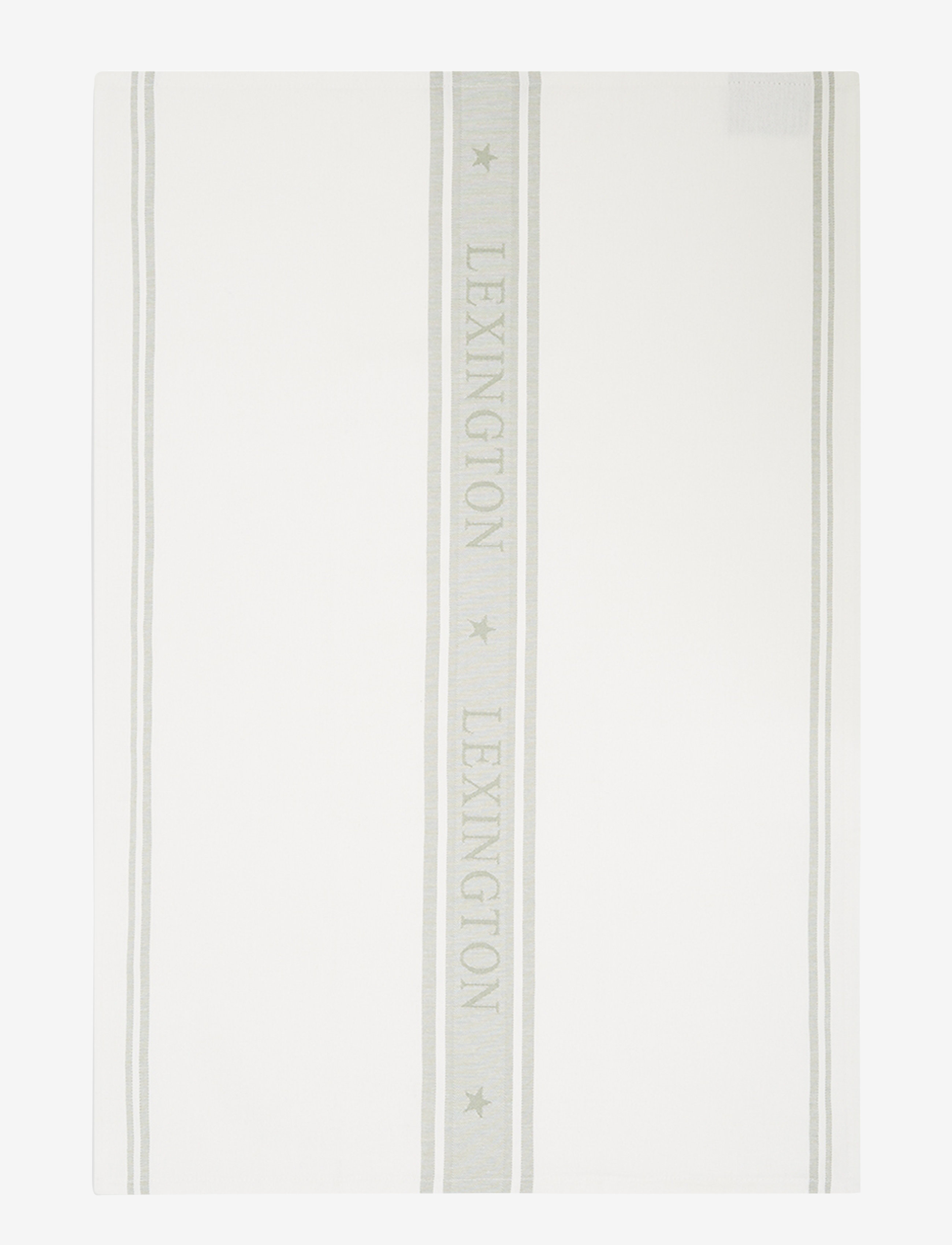 Lexington Home Icons Cotton Jacquard Star Kitchen Towel - Kitchen textiles - WHITE/SAGE GREEN / green