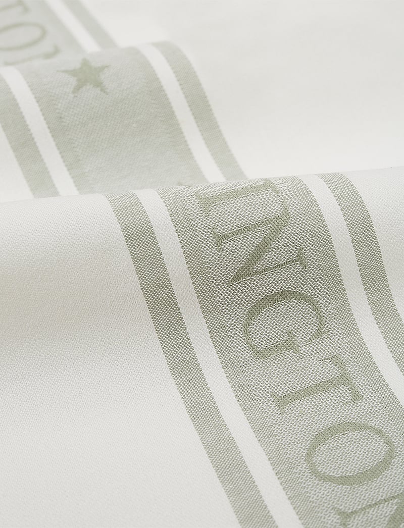 Lexington Home - Icons Cotton Jacquard Star Kitchen Towel - küchenhandtücher - white/sage green - 2