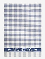Lexington Home - Icons Checked Cotton Terry Kitchen Towel - blue/white - 0