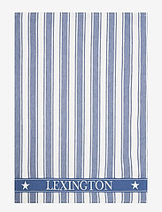 Icons Cotton Twill Waffle Striped Kitchen Towel - BLUE/WHITE
