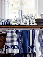 Lexington Home - Icons Cotton Twill Waffle Striped Kitchen Towel - kökshanddukar - blue/white - 2