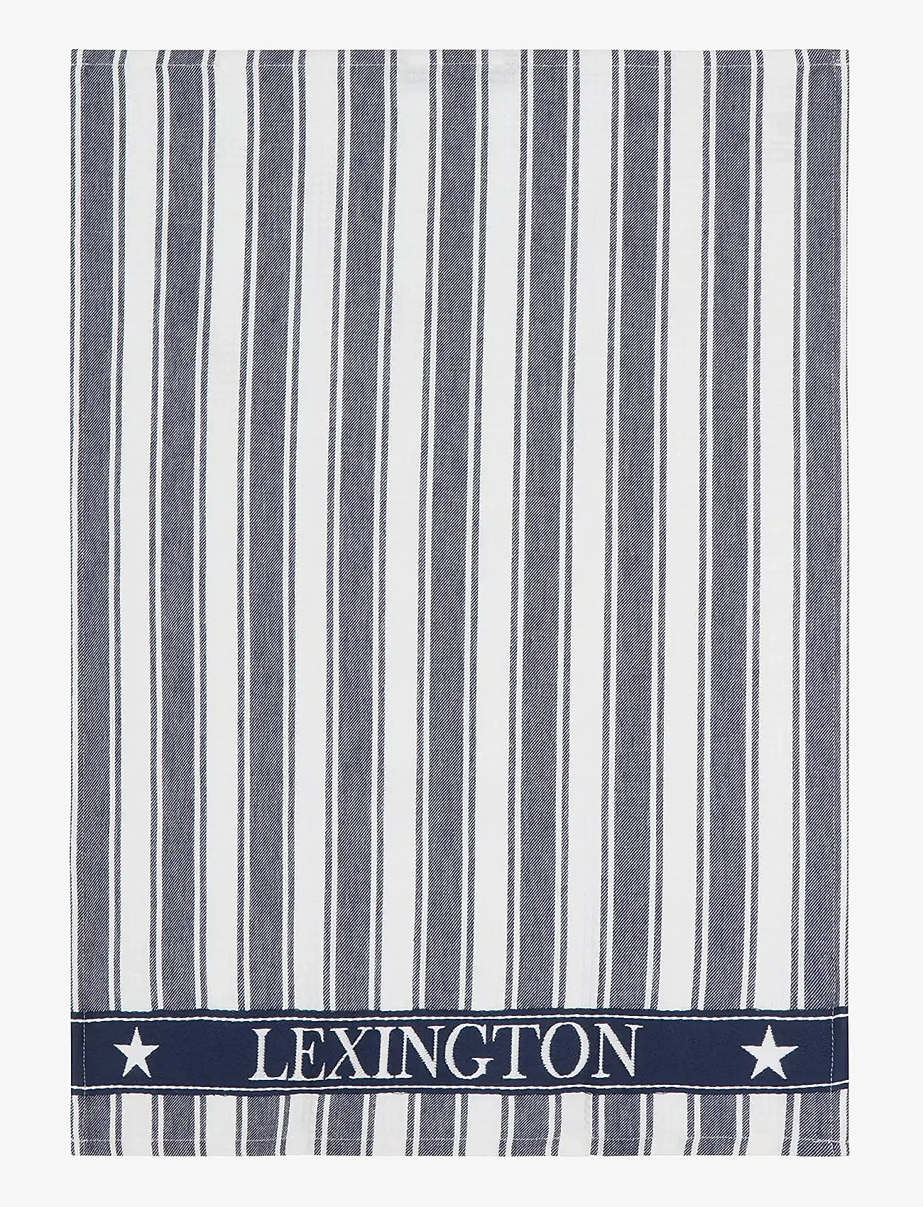 Lexington Home - Icons Cotton Twill Waffle Striped Kitchen Towel - kökshanddukar - dress blue/white - 0