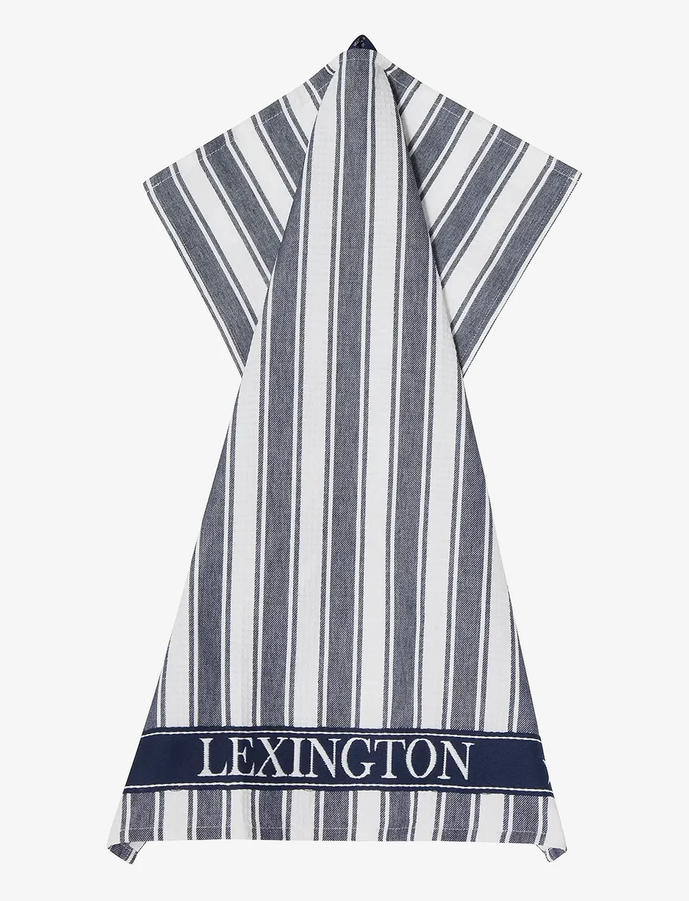 Lexington Home - Icons Cotton Twill Waffle Striped Kitchen Towel - køb efter pris - dress blue/white - 1