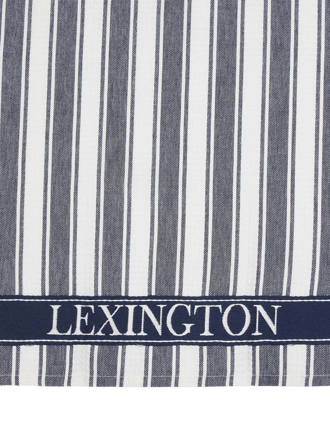 Lexington Home - Icons Cotton Twill Waffle Striped Kitchen Towel - køb efter pris - dress blue/white - 2