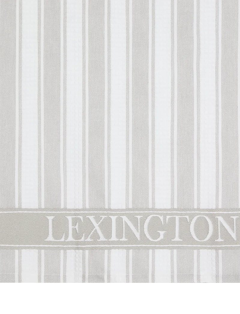 Lexington Home - Icons Cotton Twill Waffle Striped Kitchen Towel - kökshanddukar - gray/white - 2
