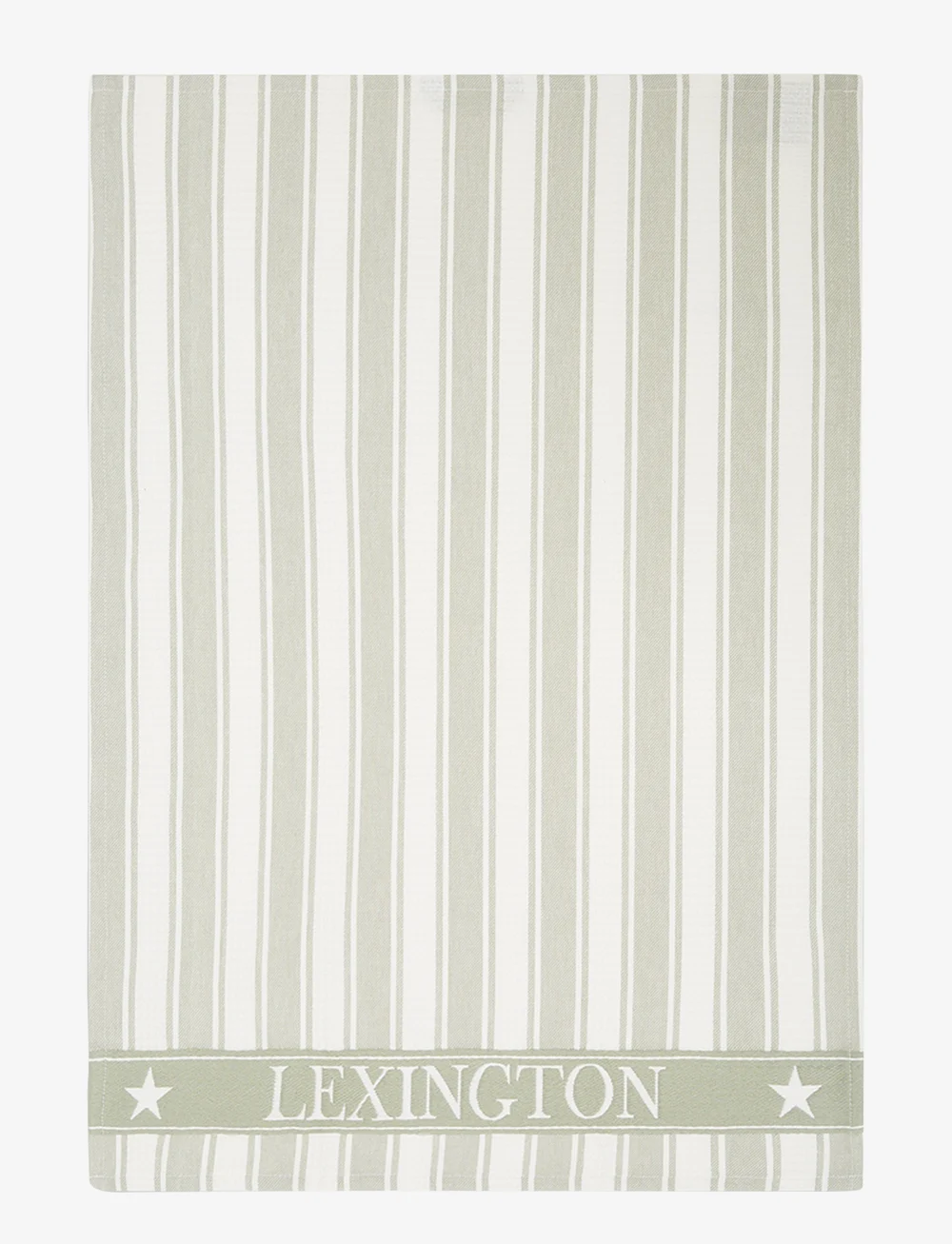 Lexington Home - Icons Cotton Twill Waffle Striped Kitchen Towel - køb efter pris - sage green/white - 0