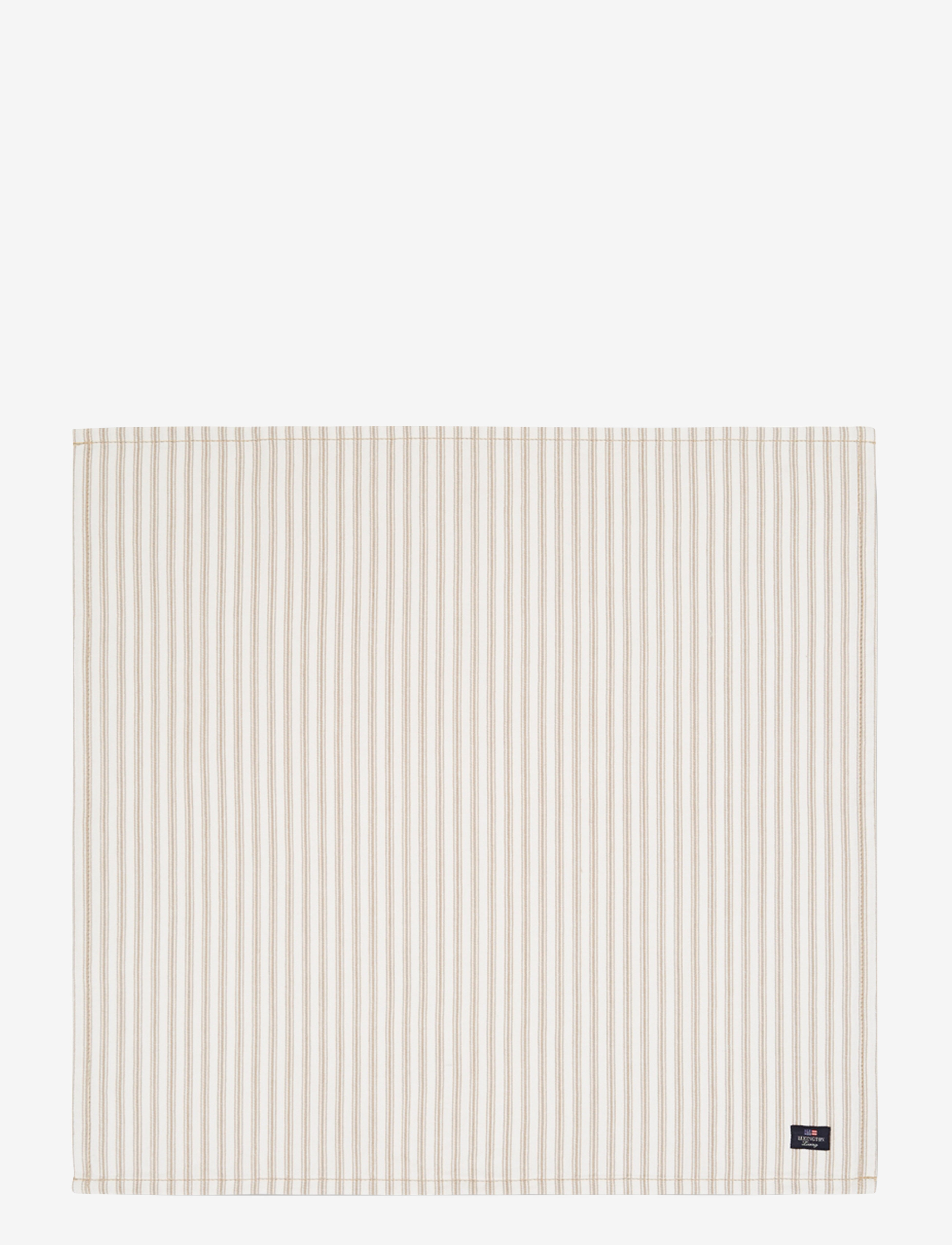 Lexington Home - Icons Cotton Herringbone Striped Napkin - beige/white - 1