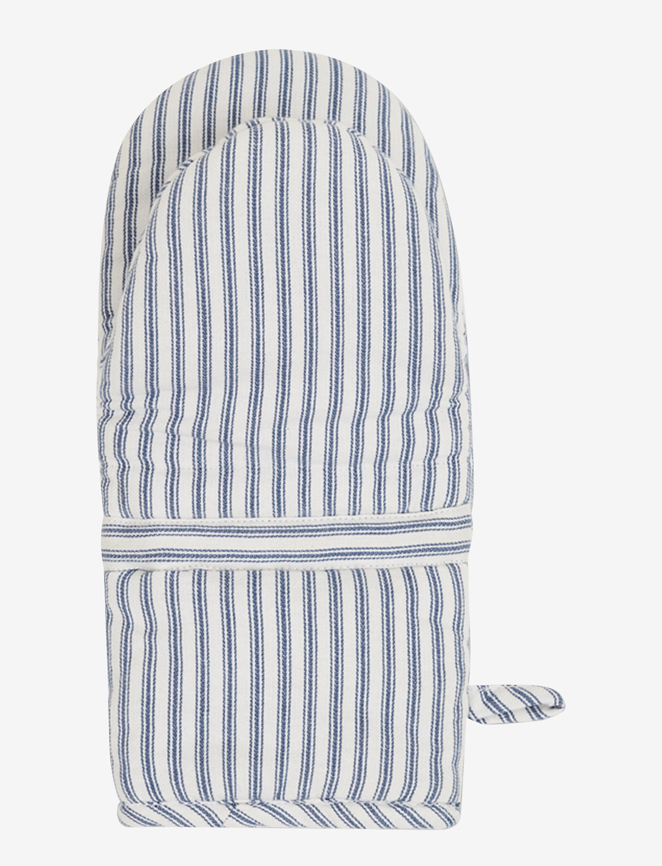 Lexington Home - Icons Cotton Herringbone Striped Mitten - blue/white - 1