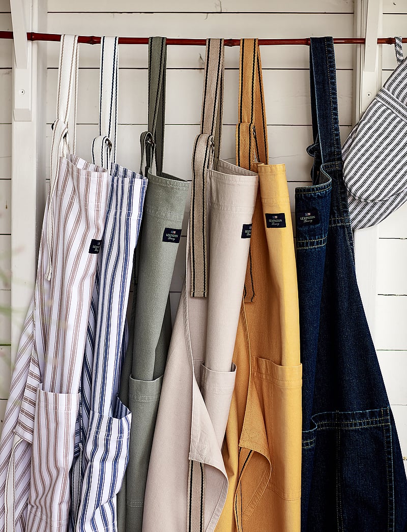 Lexington Home - Icons Cotton Canvas Apron - förkläden - beige - 1