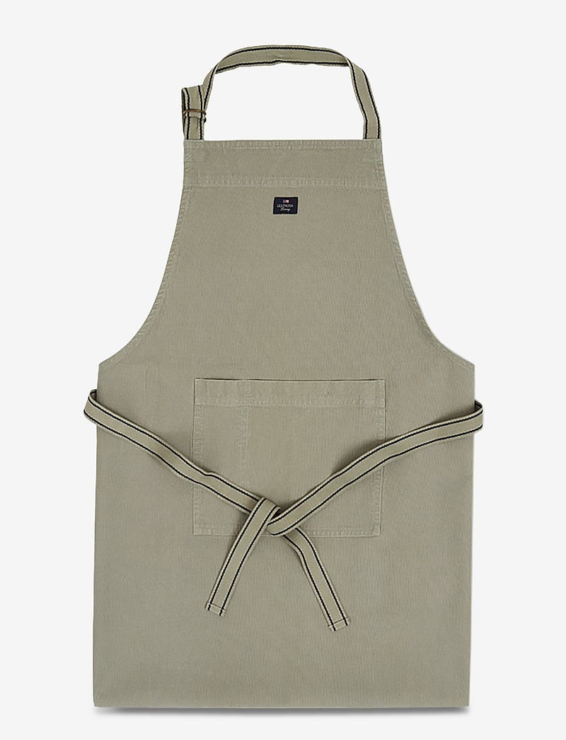Lexington Home - Icons Cotton Canvas Apron - köp efter pris - sage green - 0