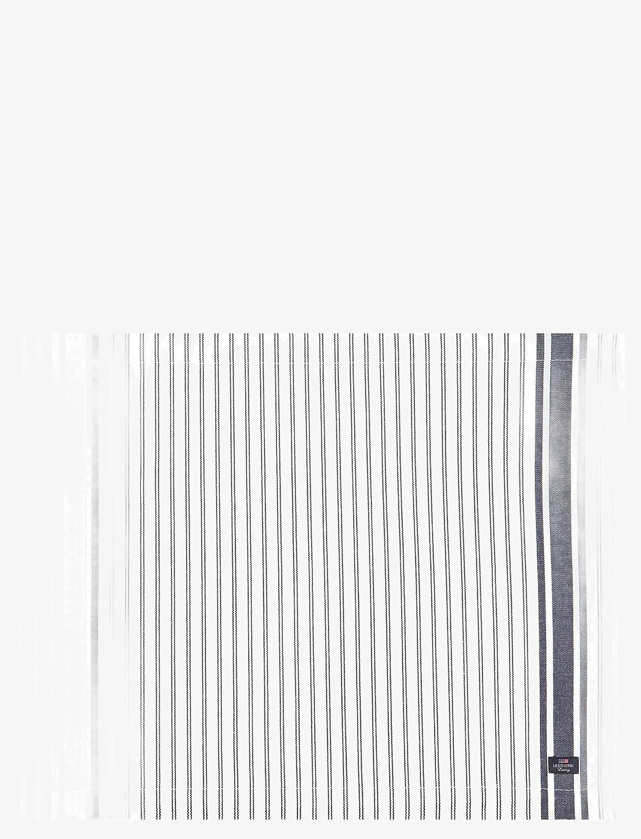 Lexington Home - Icons Striped Org Cotton Oxford Placemat - platzdeckchen - dress blue/white - 0