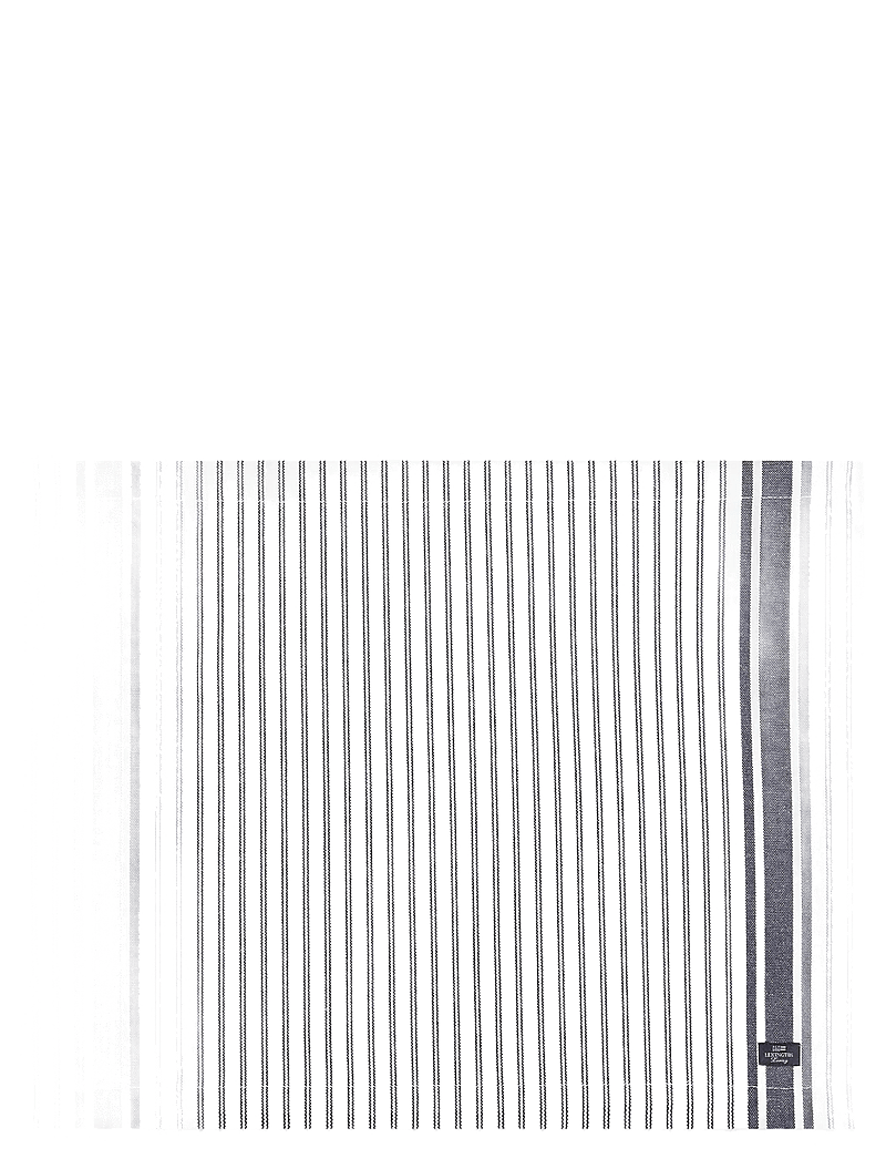 Lexington Home - Icons Striped Org Cotton Oxford Placemat - platzdeckchen - dress blue/white - 0