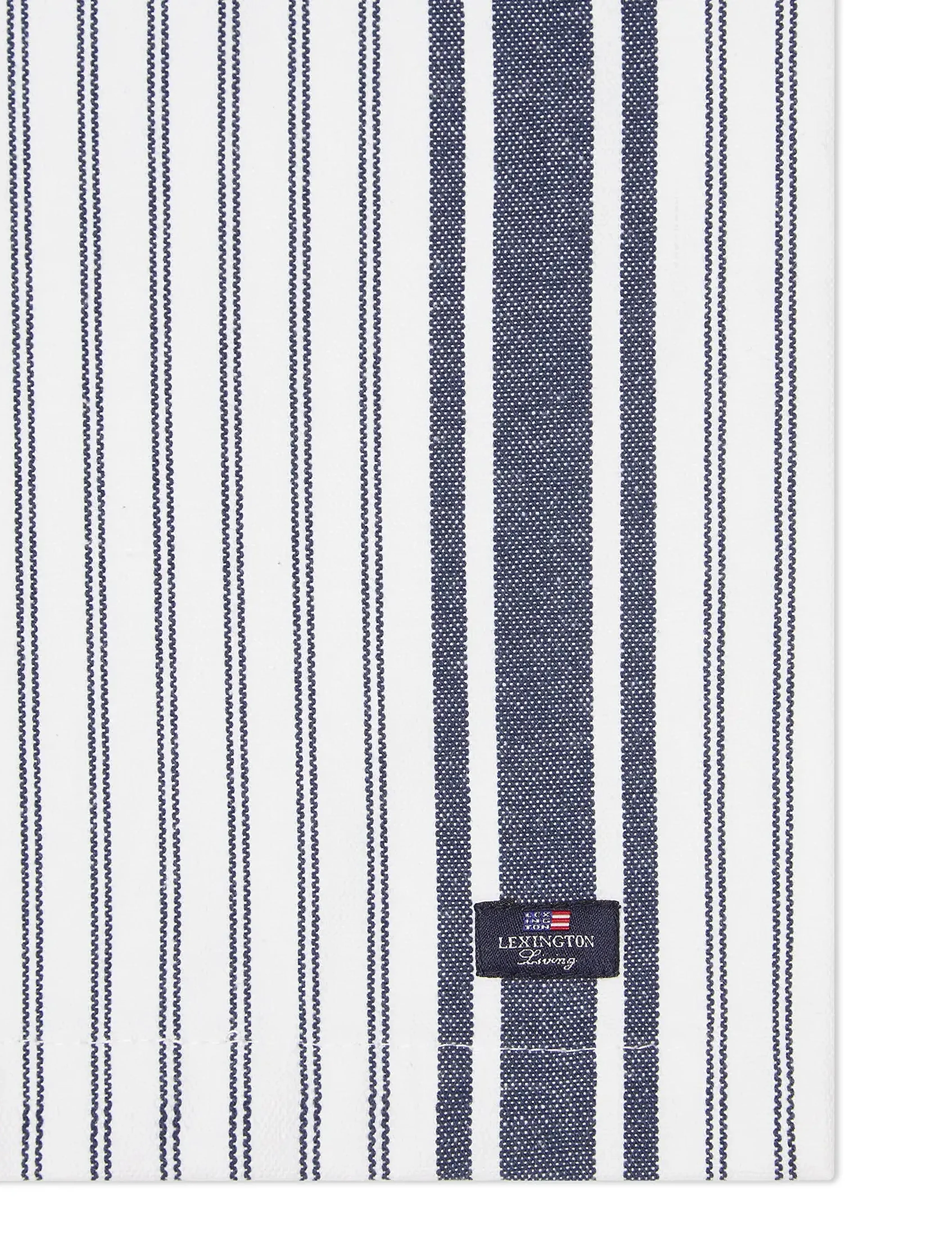 Lexington Home - Icons Striped Org Cotton Oxford Placemat - sets de table et dessous de verre - dress blue/white - 1