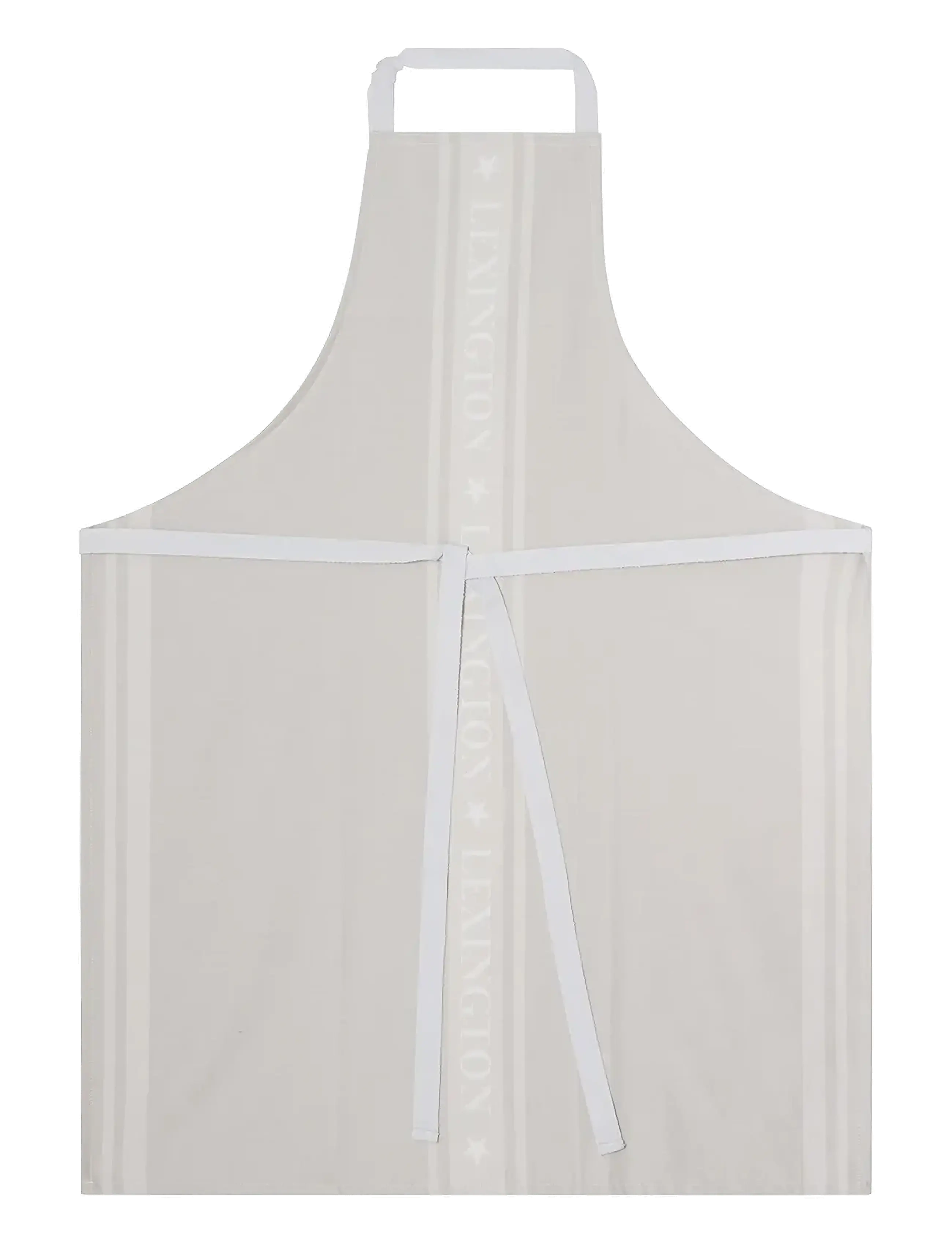 Lexington Home Icons Cotton Jacquard Star Apron, HIGH 80X105, Kitchen Textiles, Beige - Aprons, Homeware