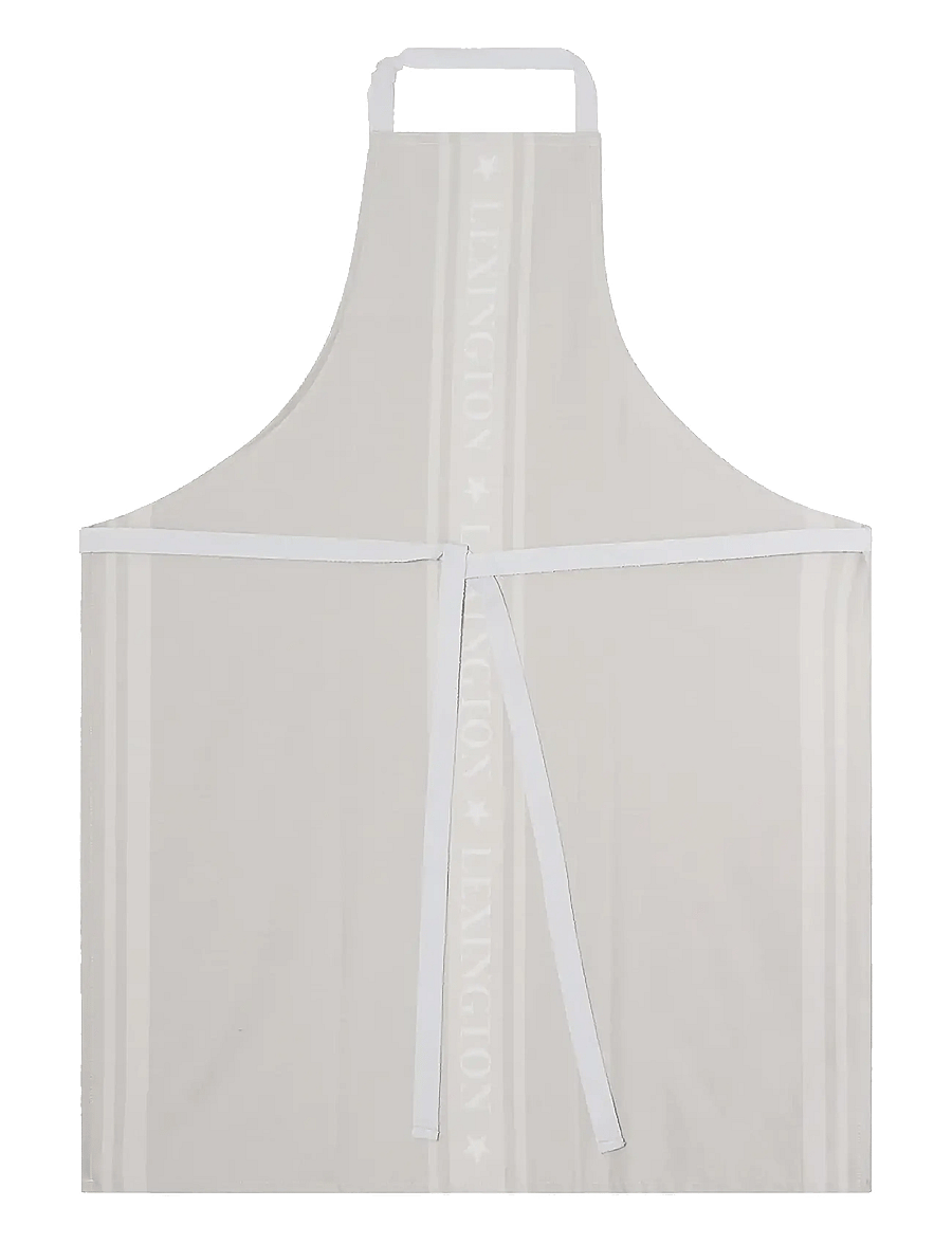Lexington Home - Icons Cotton Jacquard Star Apron - esiliinat - beige/white - 0