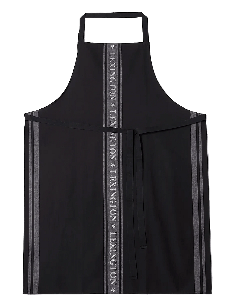 Lexington Home - Icons Cotton Jacquard Star Apron - shop by price - black/white - 0